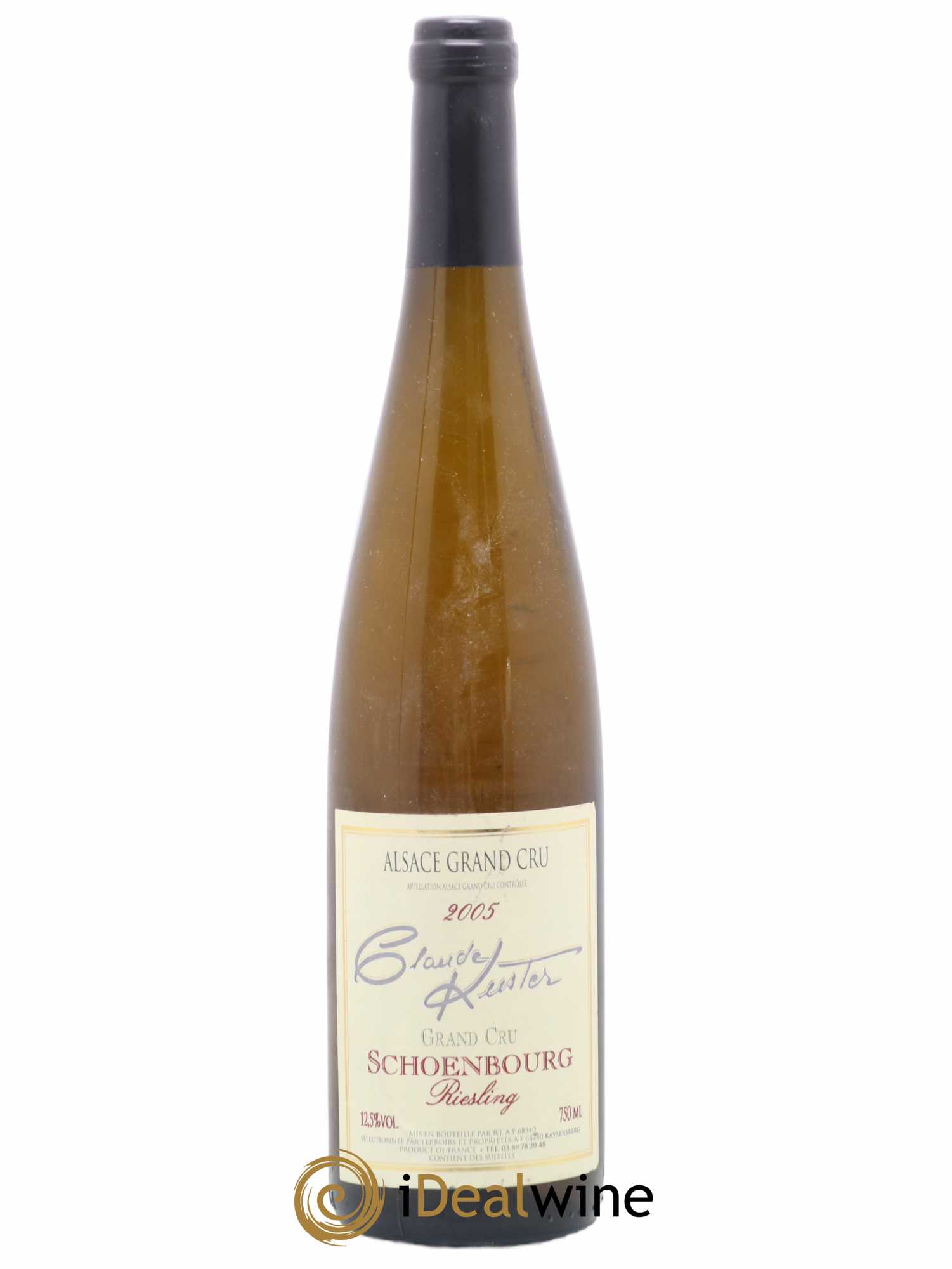 Riesling Grand Cru Schoenenbourg Claude Kuster 2005 - Posten von 1 Flasche - 0