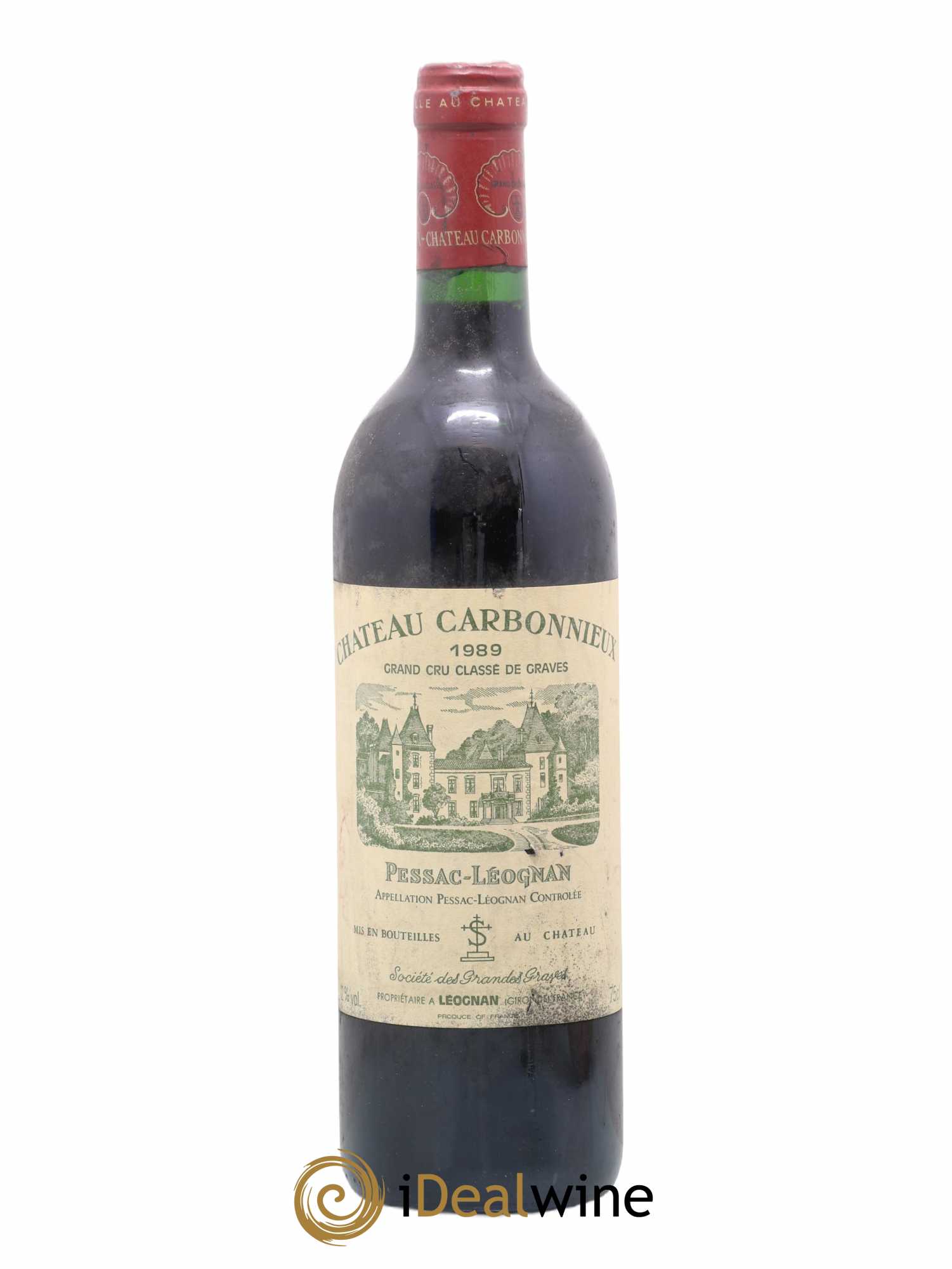 Château Carbonnieux Cru Classé de Graves 1989 - Lot de 1 bouteille - 0