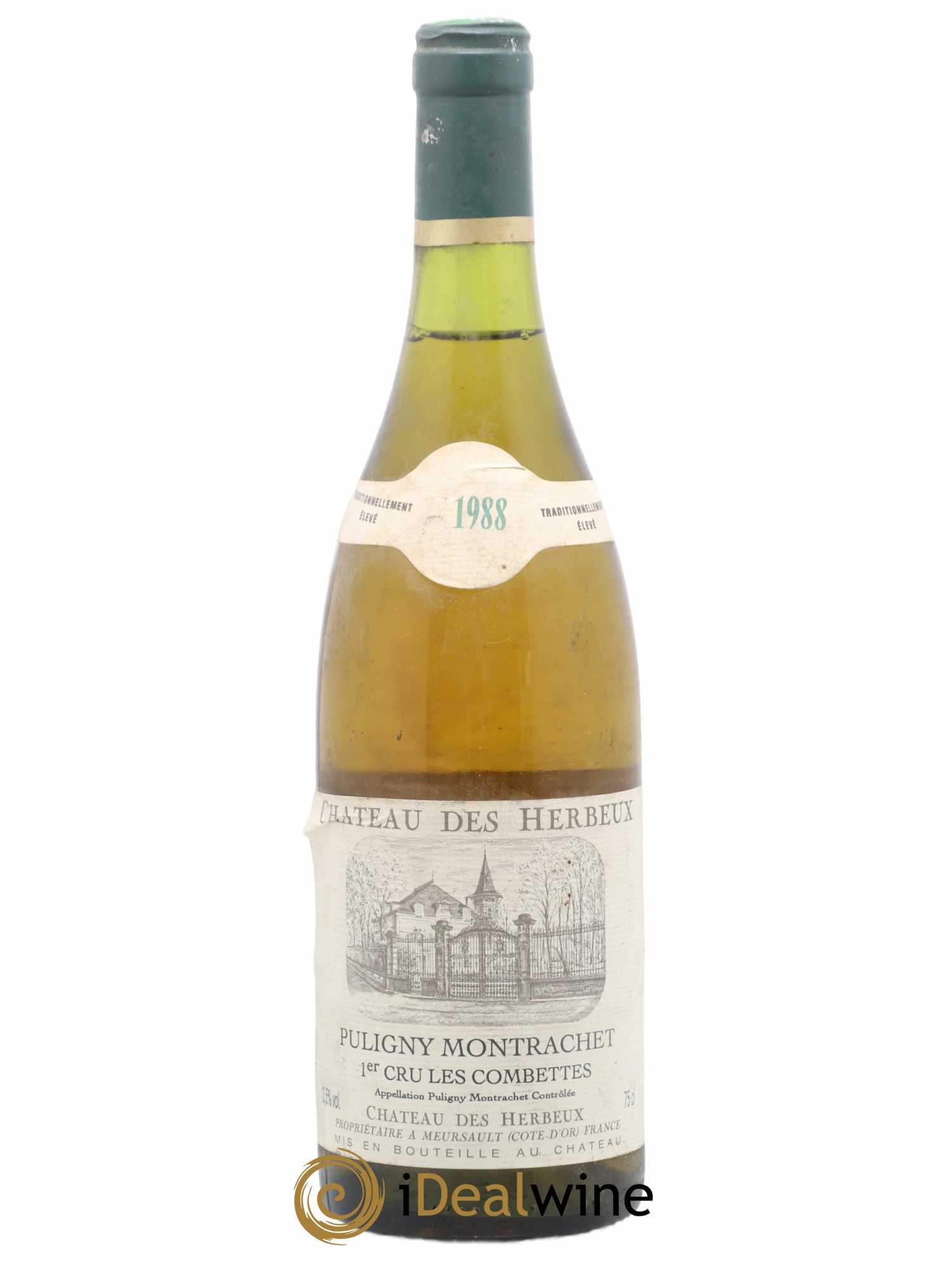 Puligny-Montrachet 1er Cru Cuvee Les Combettes Chateau Des Herbeux 1988 - Posten von 1 Flasche - 0