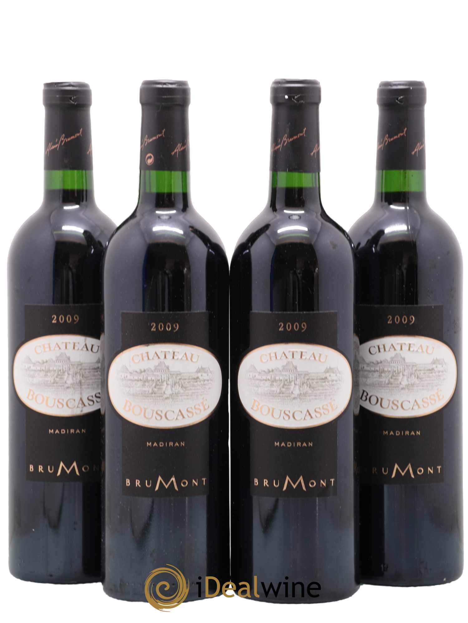 Madiran Château Bouscassé Alain Brumont 2009 - Lot de 4 bouteilles - 0