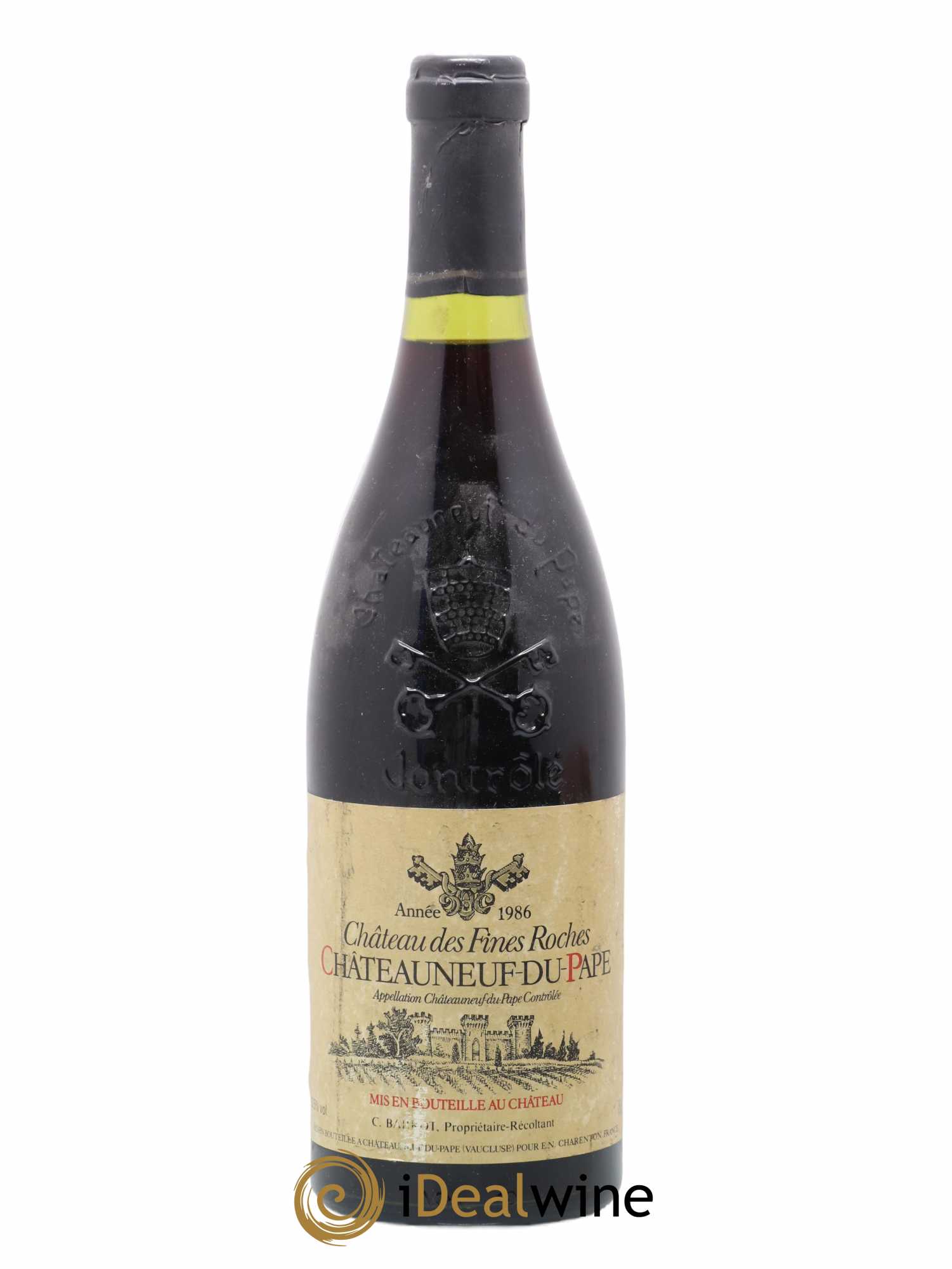 Châteauneuf-du-Pape Chateau Des Fines Roches 1986 - Lot de 1 bouteille - 0