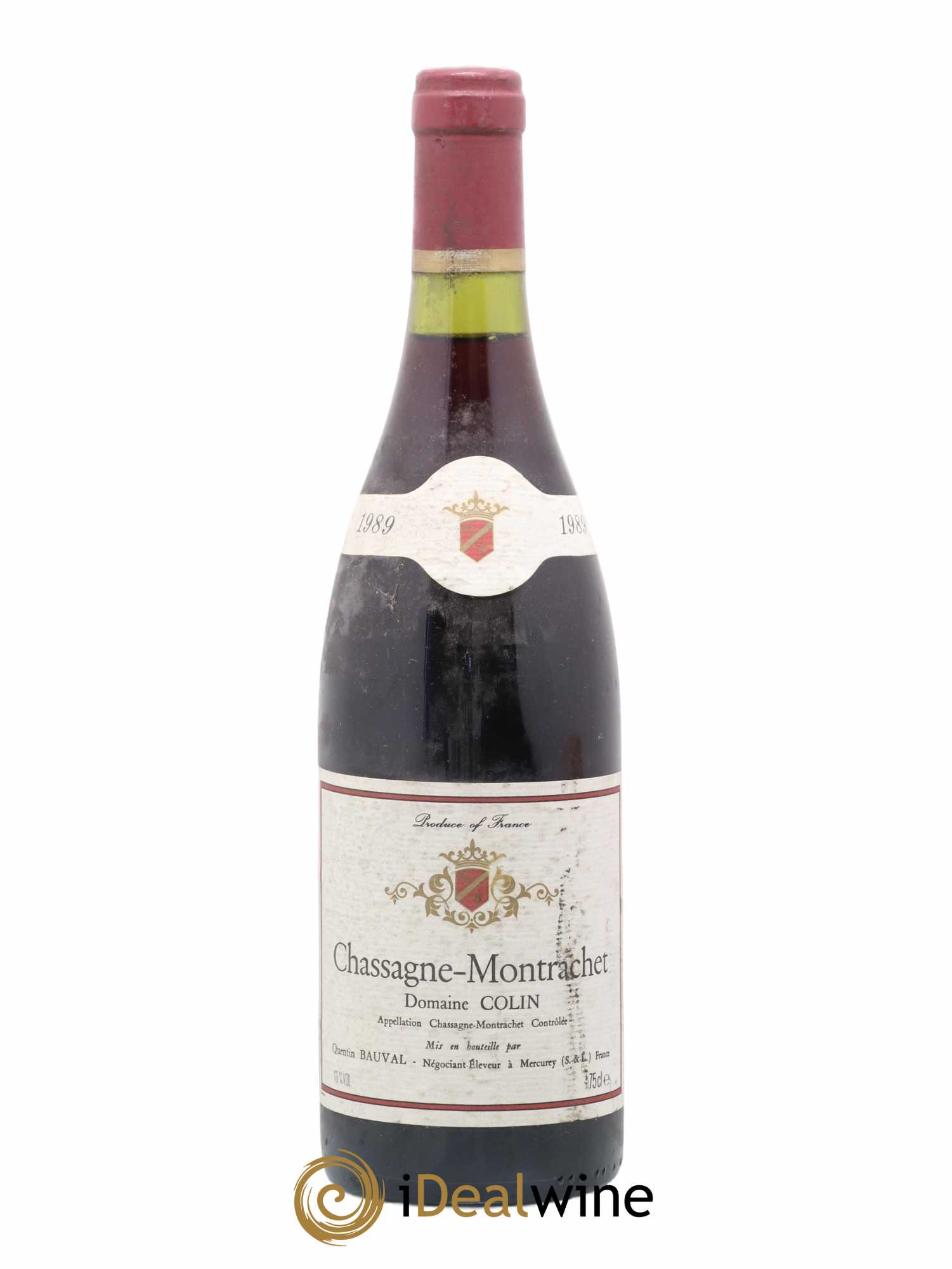 Chassagne-Montrachet Domaine Colin 1989 - Lot de 1 bouteille - 0