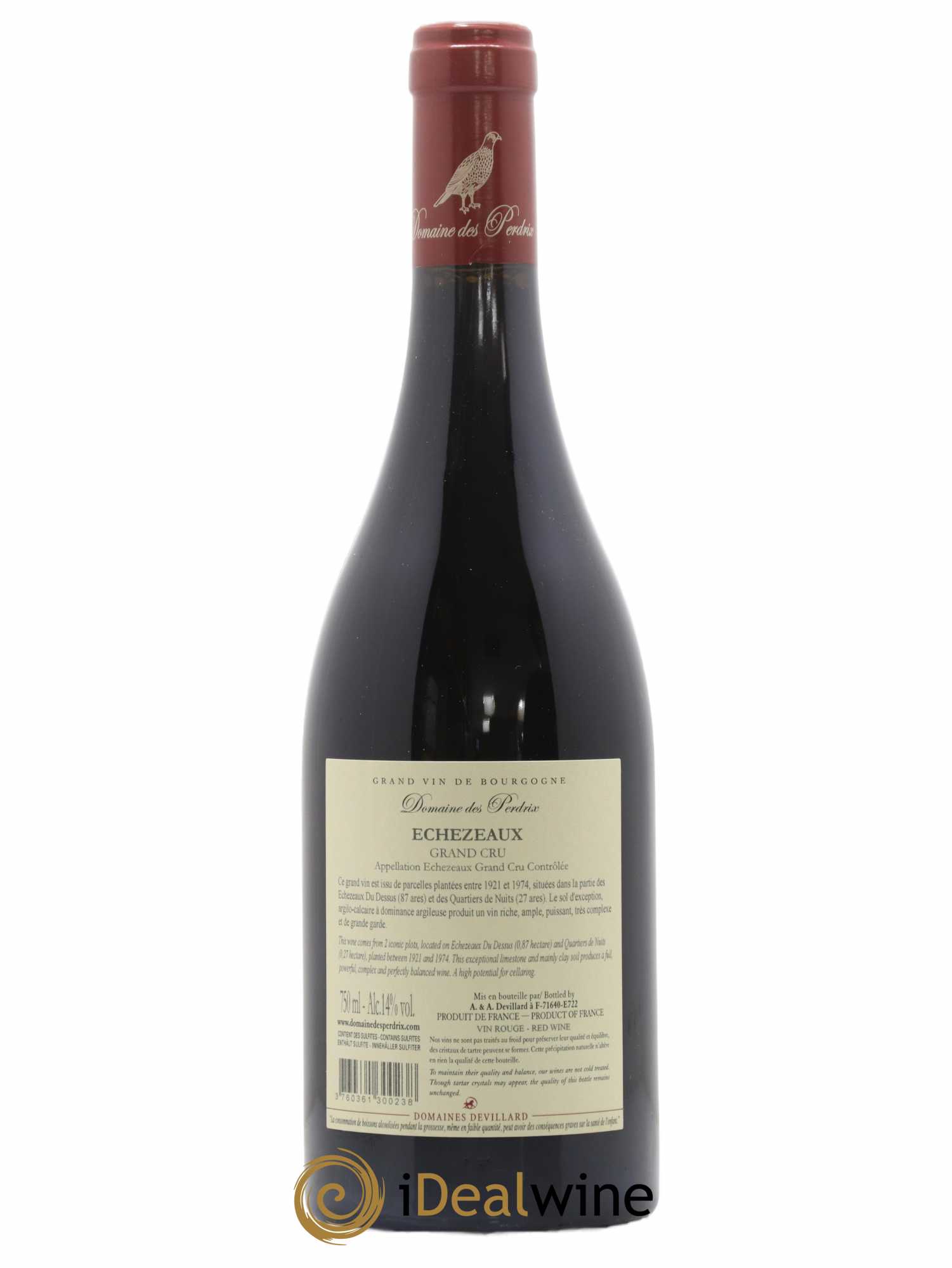 Echezeaux Grand Cru Perdrix (Domaine des) 2020 - Lot de 1 bouteille - 2