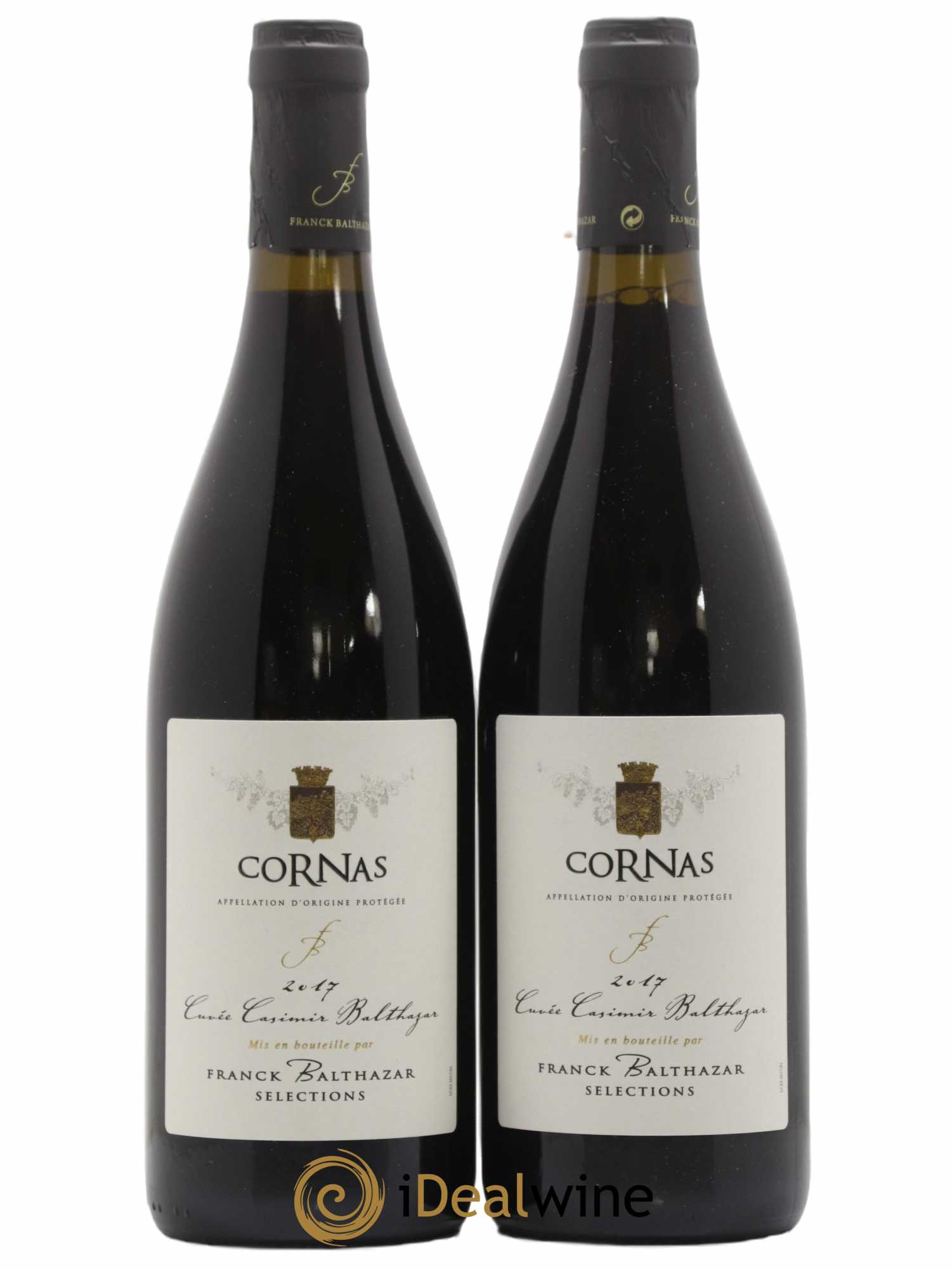 Cornas Cuvée Casimir Balthazar Franck Balthazar (Domaine) 2017 - Lot de 2 bouteilles - 0