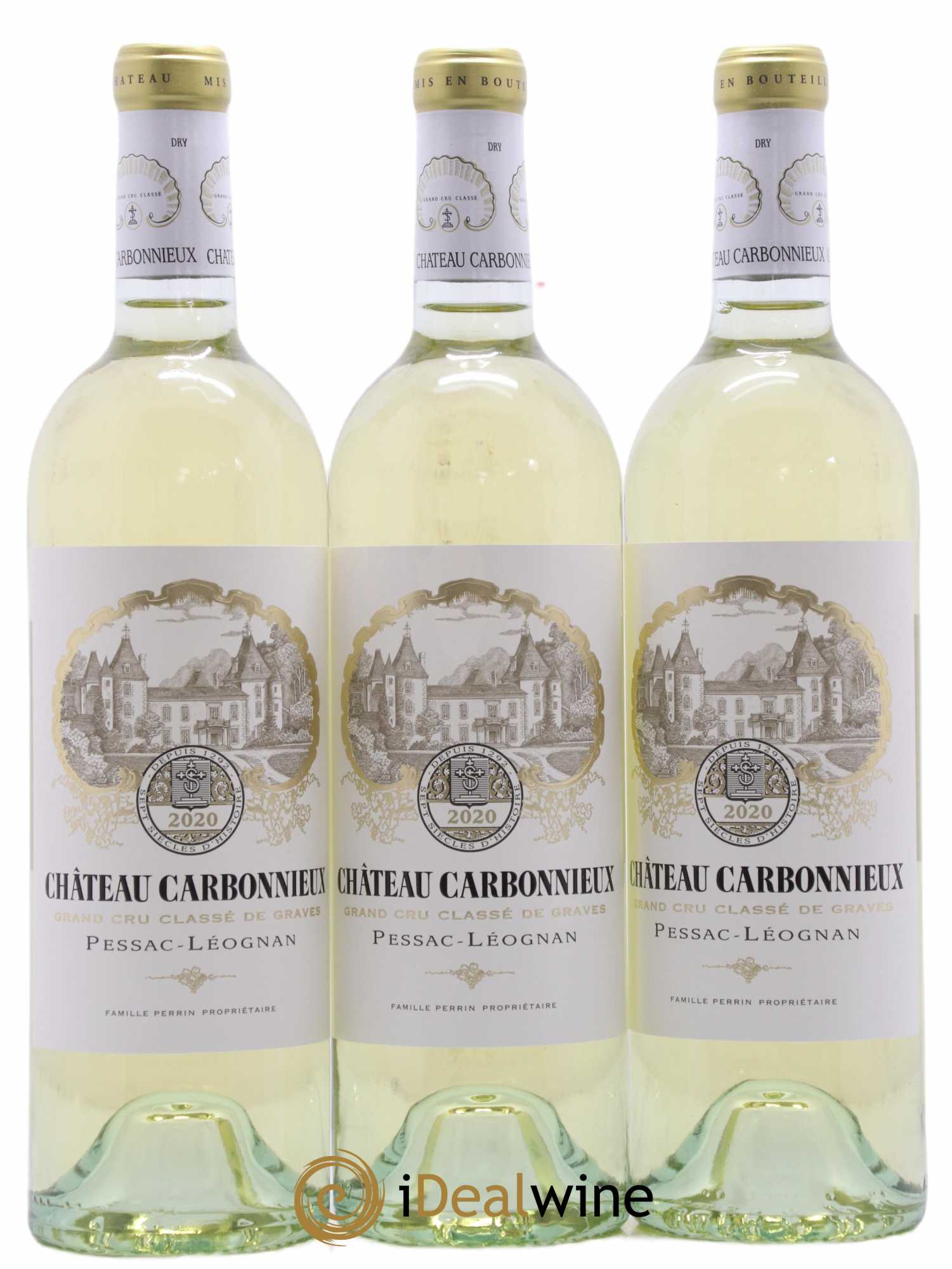 Château Carbonnieux Cru Classé de Graves 2020 - Lot de 6 bouteilles - 1