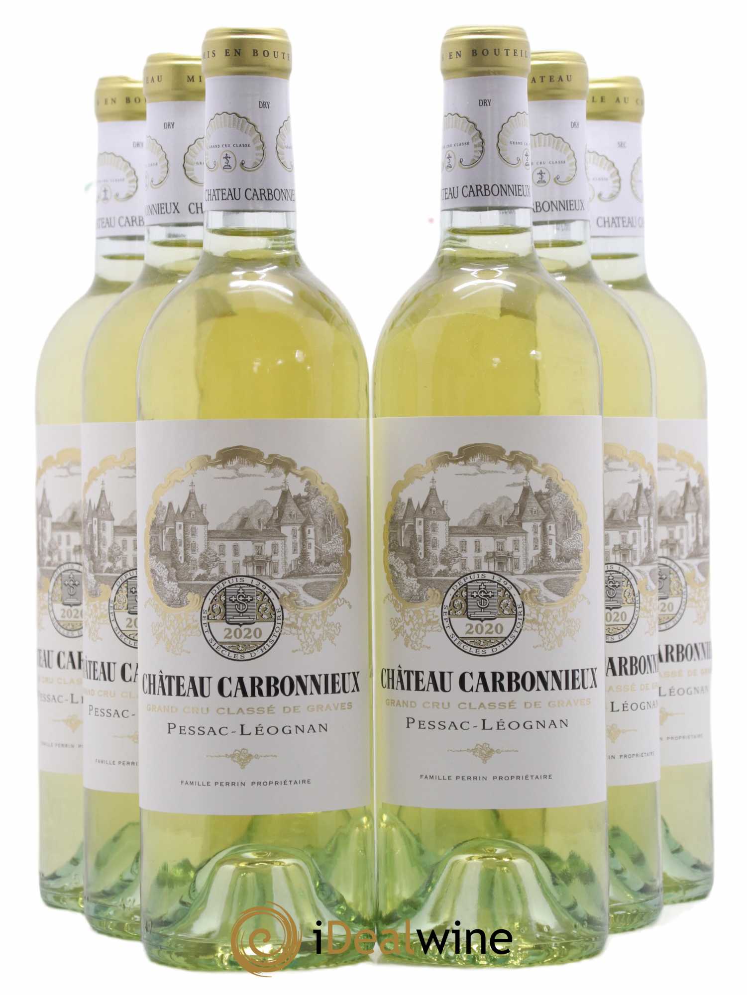 Château Carbonnieux Cru Classé de Graves 2020 - Lot de 6 bouteilles - 0