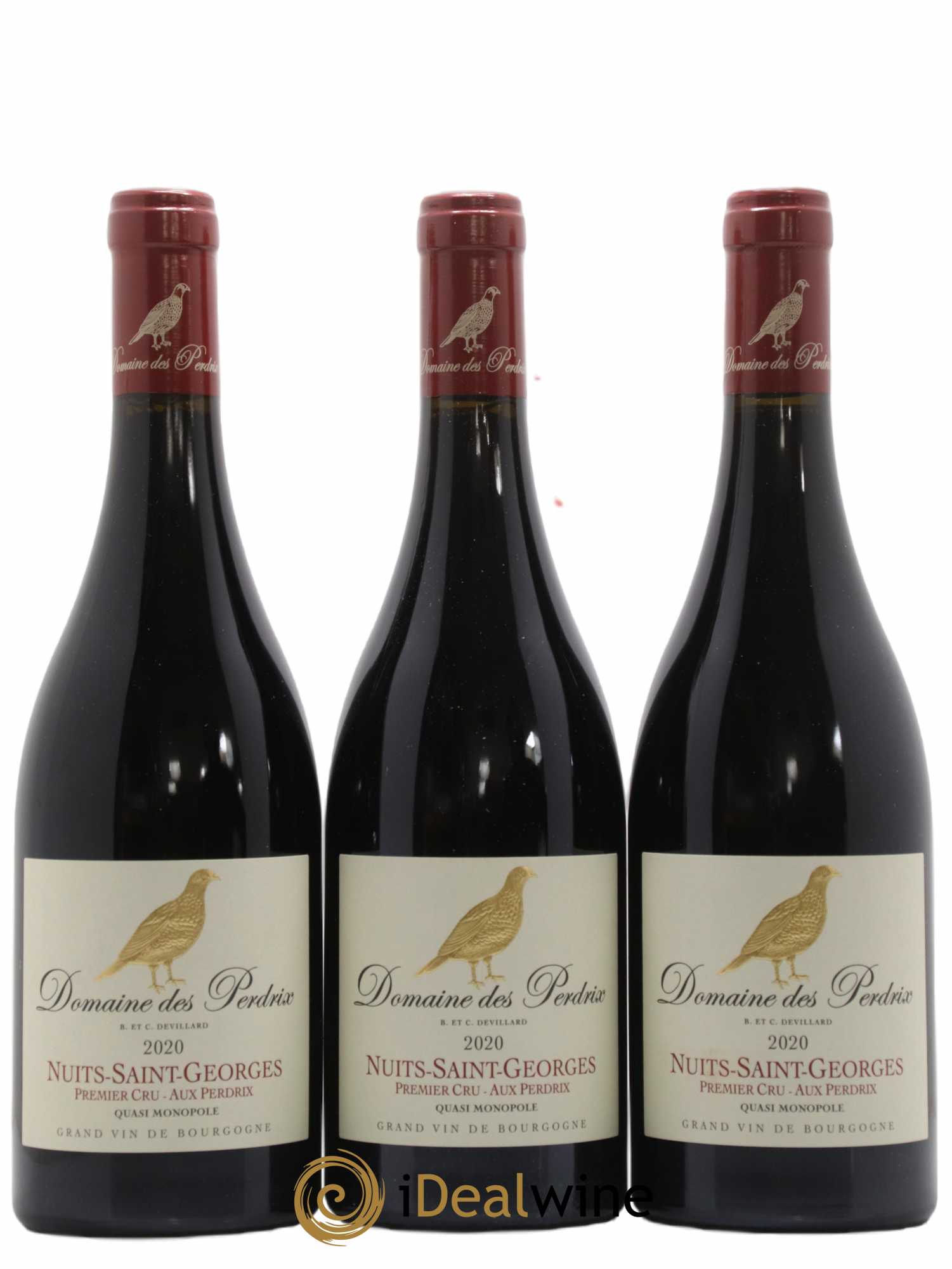 Nuits-Saint-Georges 1er Cru Aux Perdrix Perdrix (Domaine des) 2020 - Lotto di 6 bottiglie - 1