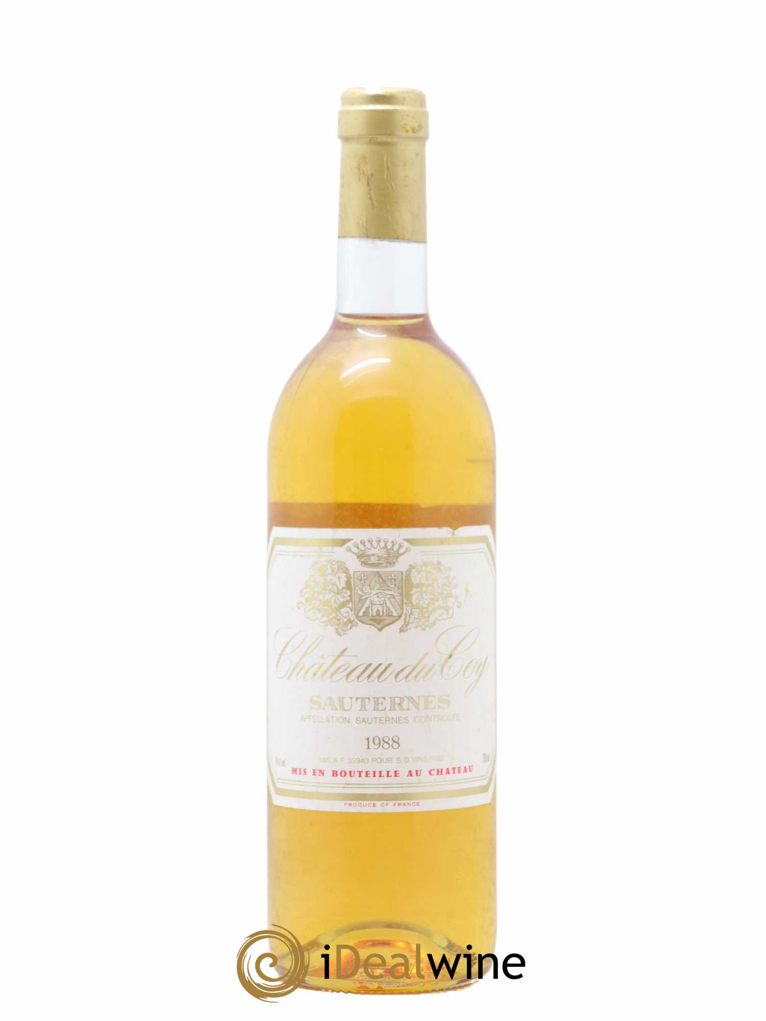 Sauternes Château du Coy 1988 - Lotto di 1 bottiglia - 0