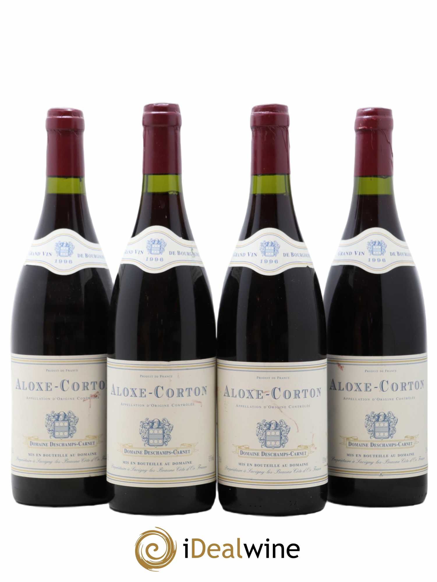 Aloxe-Corton Domaine Deschamps Carnet 1996 - Posten von 4 Flaschen - 0