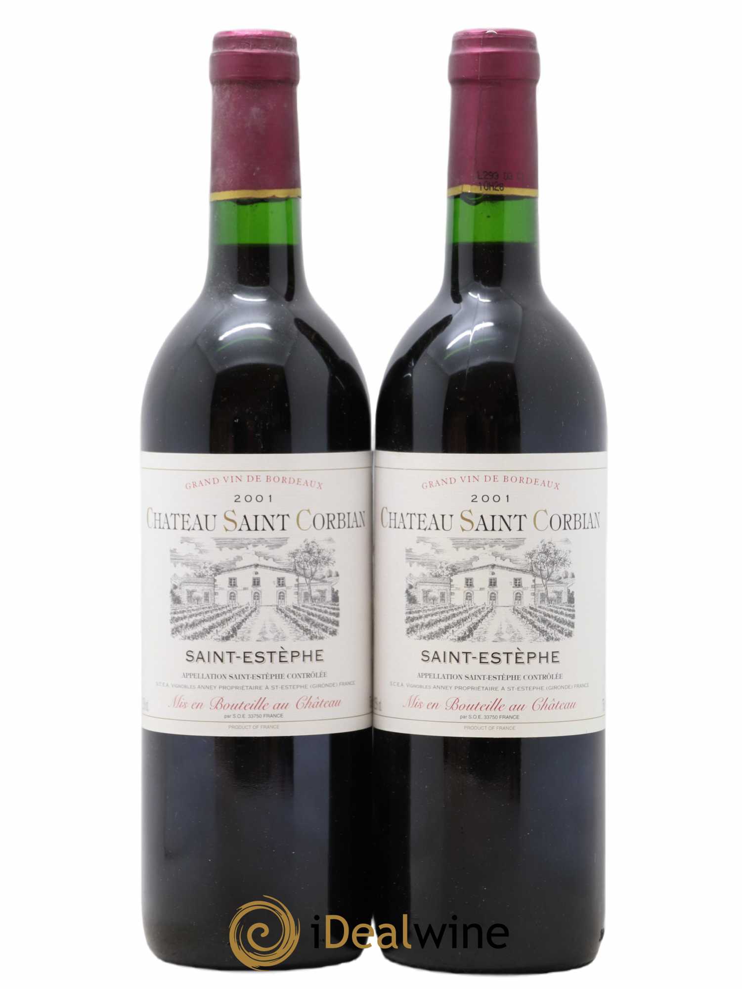 Saint-Estèphe Château Saint Corbian (sans prix de réserve) (sans prix de réserve) 2001 - Posten von 2 Flaschen - 0