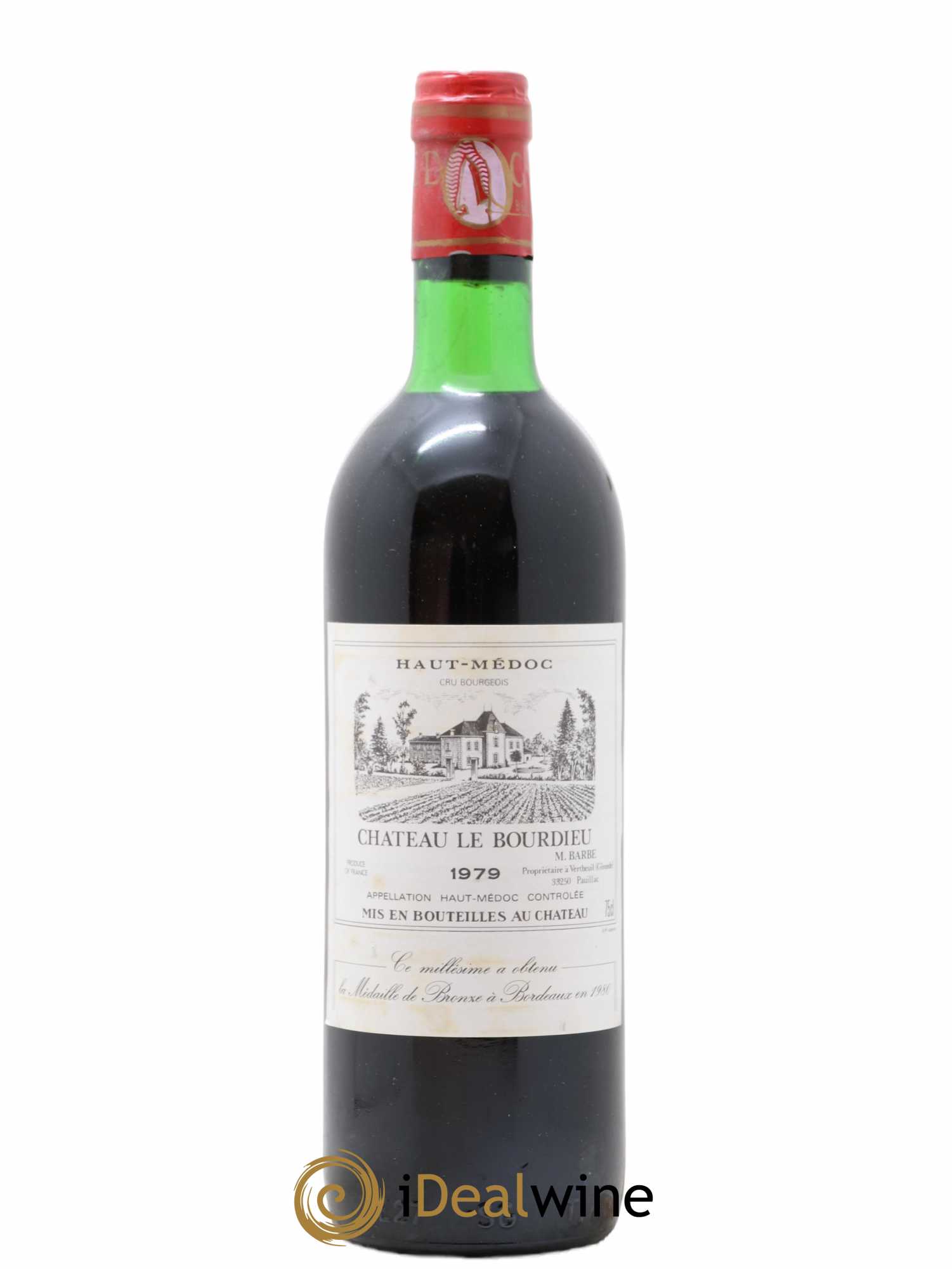 Château le Bourdieu Cru Bourgeois 1979 - Lot de 1 bouteille - 0
