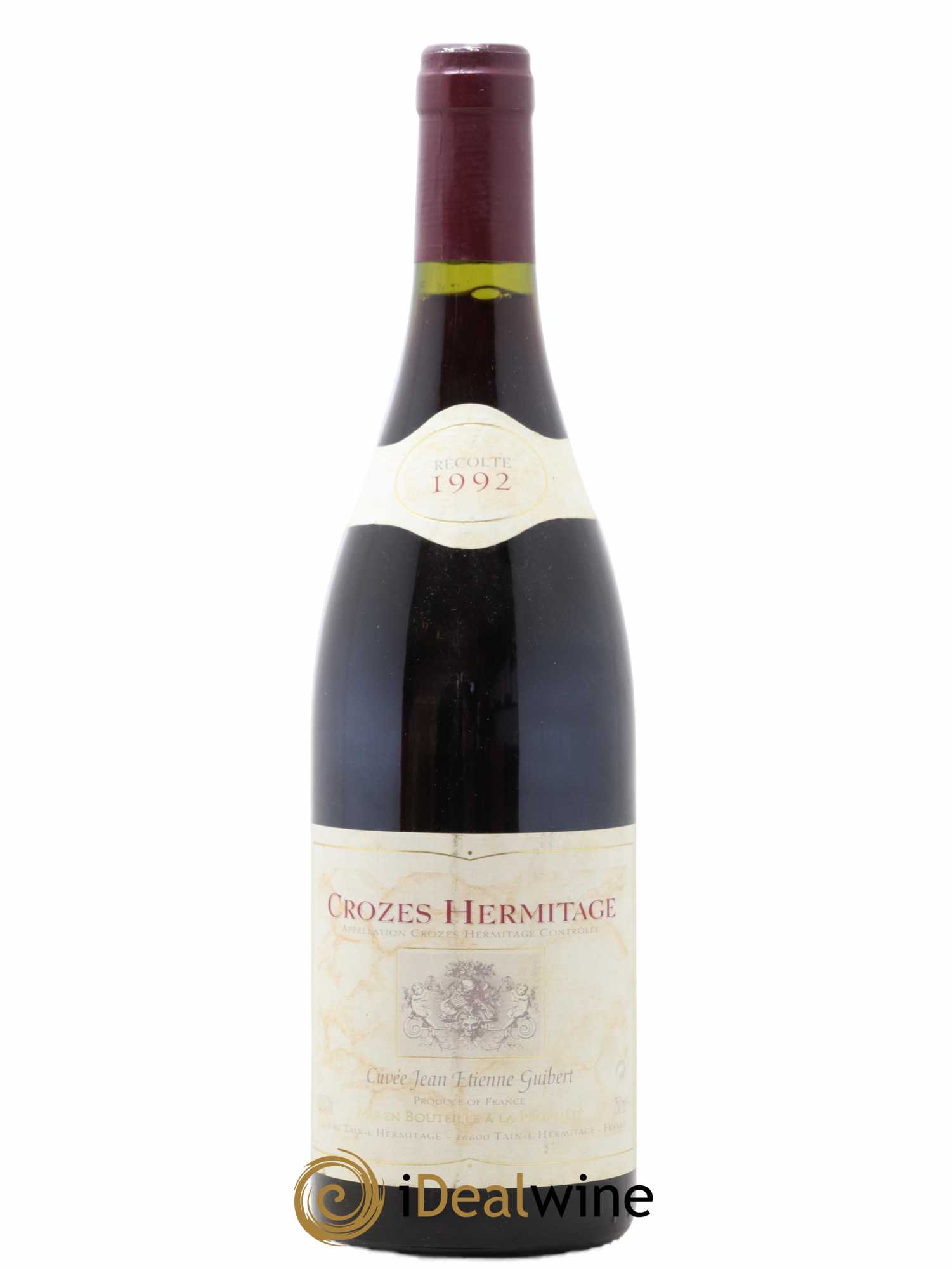 Crozes-Hermitage Cuvee Jean Etienne Guibert 1992 - Posten von 1 Flasche - 0