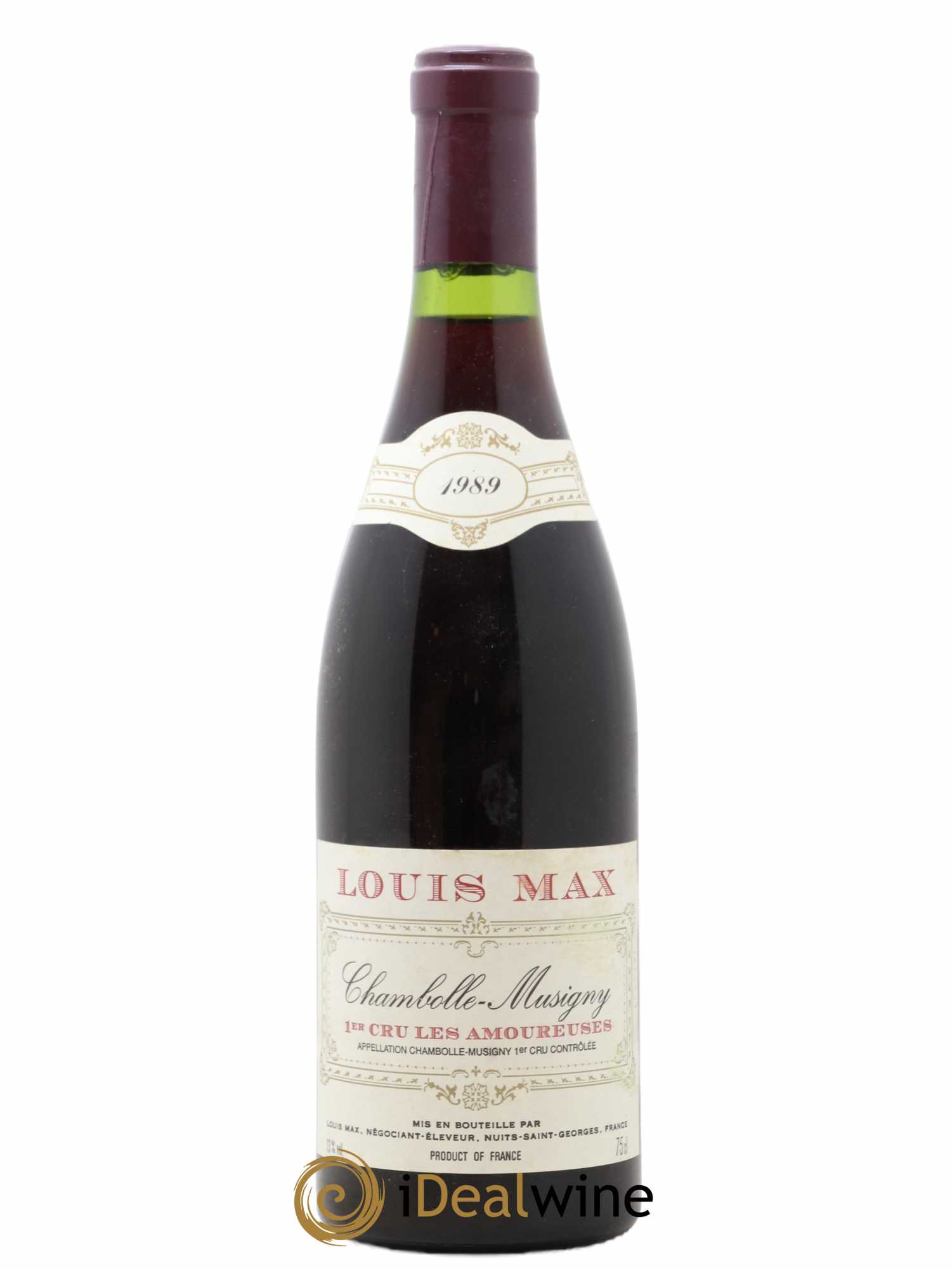 Chambolle-Musigny 1er Cru Les Amoureuses Louis Max 1989 - Posten von 1 Flasche - 0