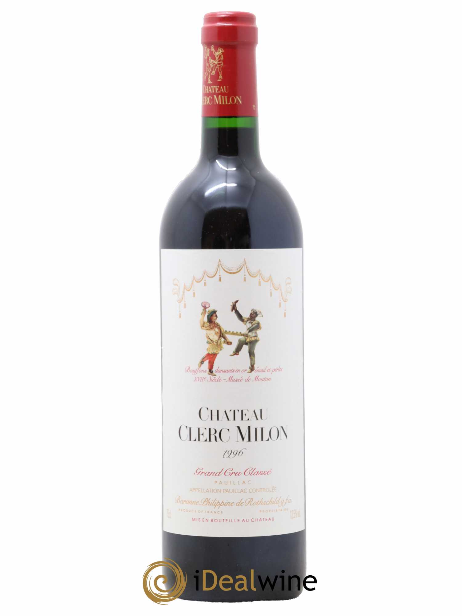 Château Clerc Milon 5ème Grand Cru Classé 1996 - Lot de 1 bouteille - 0