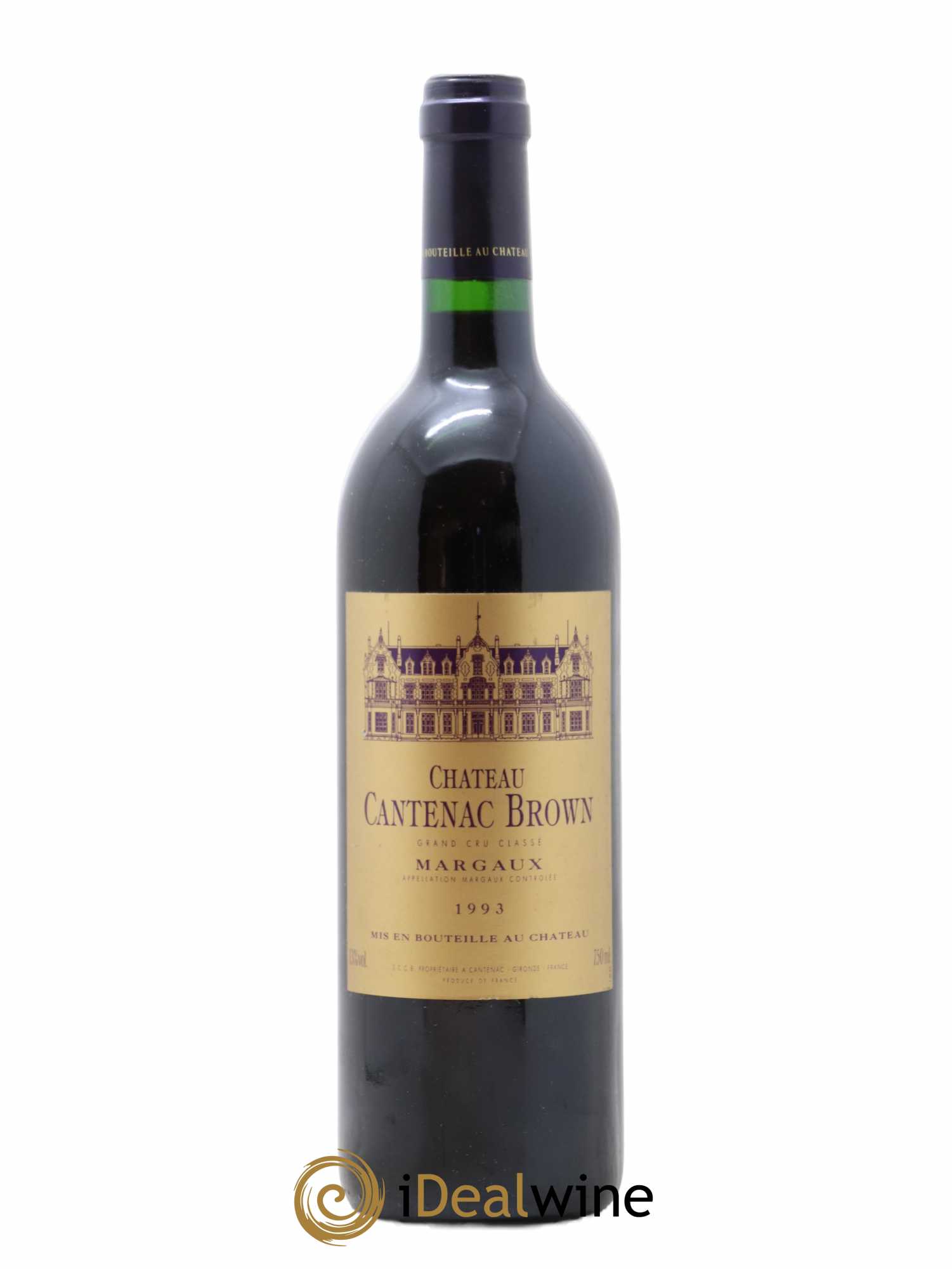 Château Cantenac Brown 3ème Grand Cru Classé 1993 - Lot de 1 bouteille - 0