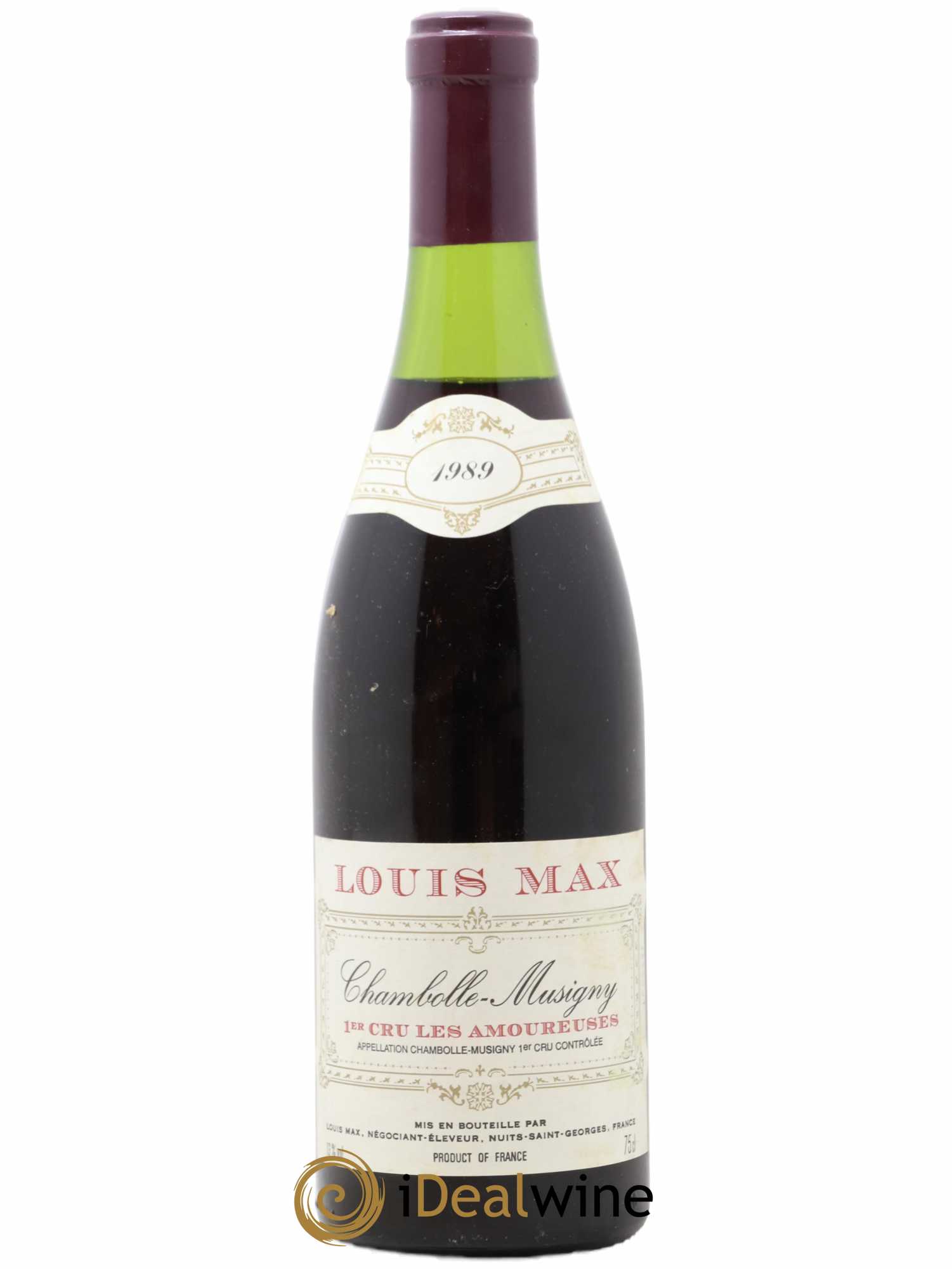 Chambolle-Musigny 1er Cru Louis Max 1989 - Lot de 1 bouteille - 0