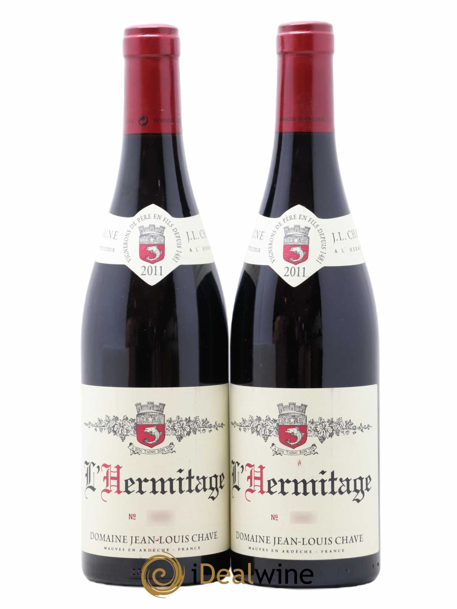 Hermitage Jean-Louis Chave 2011 - Lot de 2 bouteilles - 0