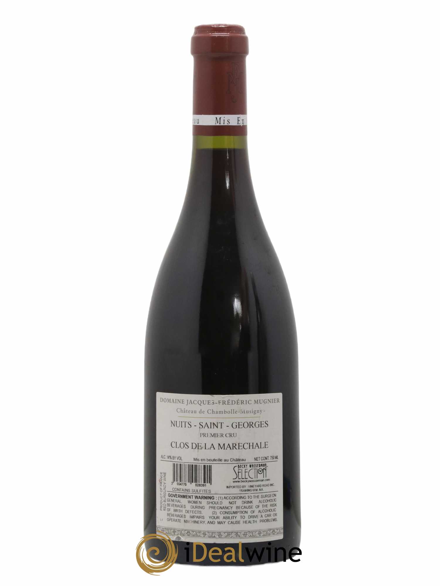 Nuits-Saint-Georges 1er Cru Clos de La Maréchale Jacques-Frédéric Mugnier 2009 - Lot de 1 bouteille - 1