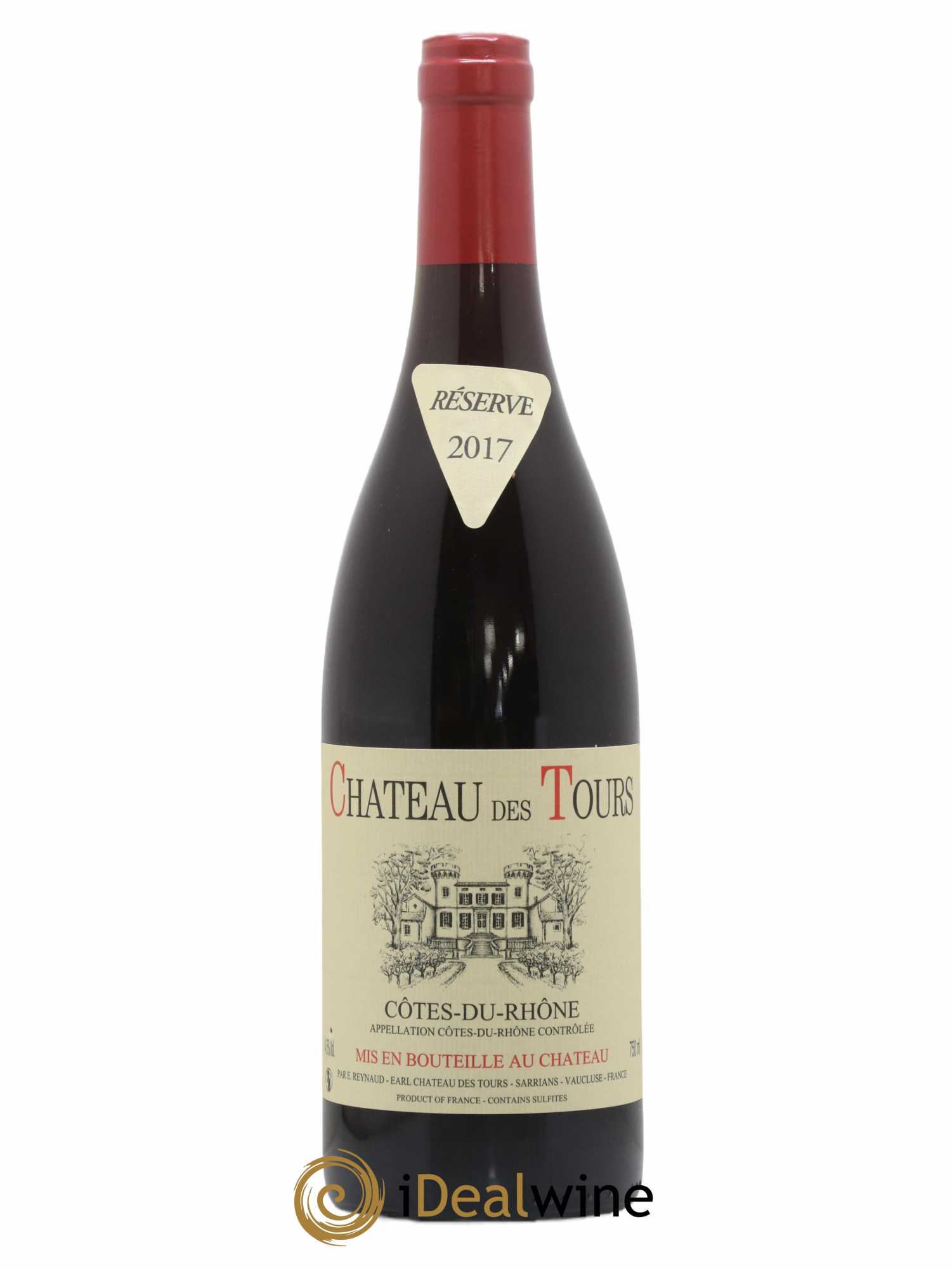 Côtes-du-Rhône Château des Tours Emmanuel Reynaud 2017 - Lot de 1 bouteille - 0