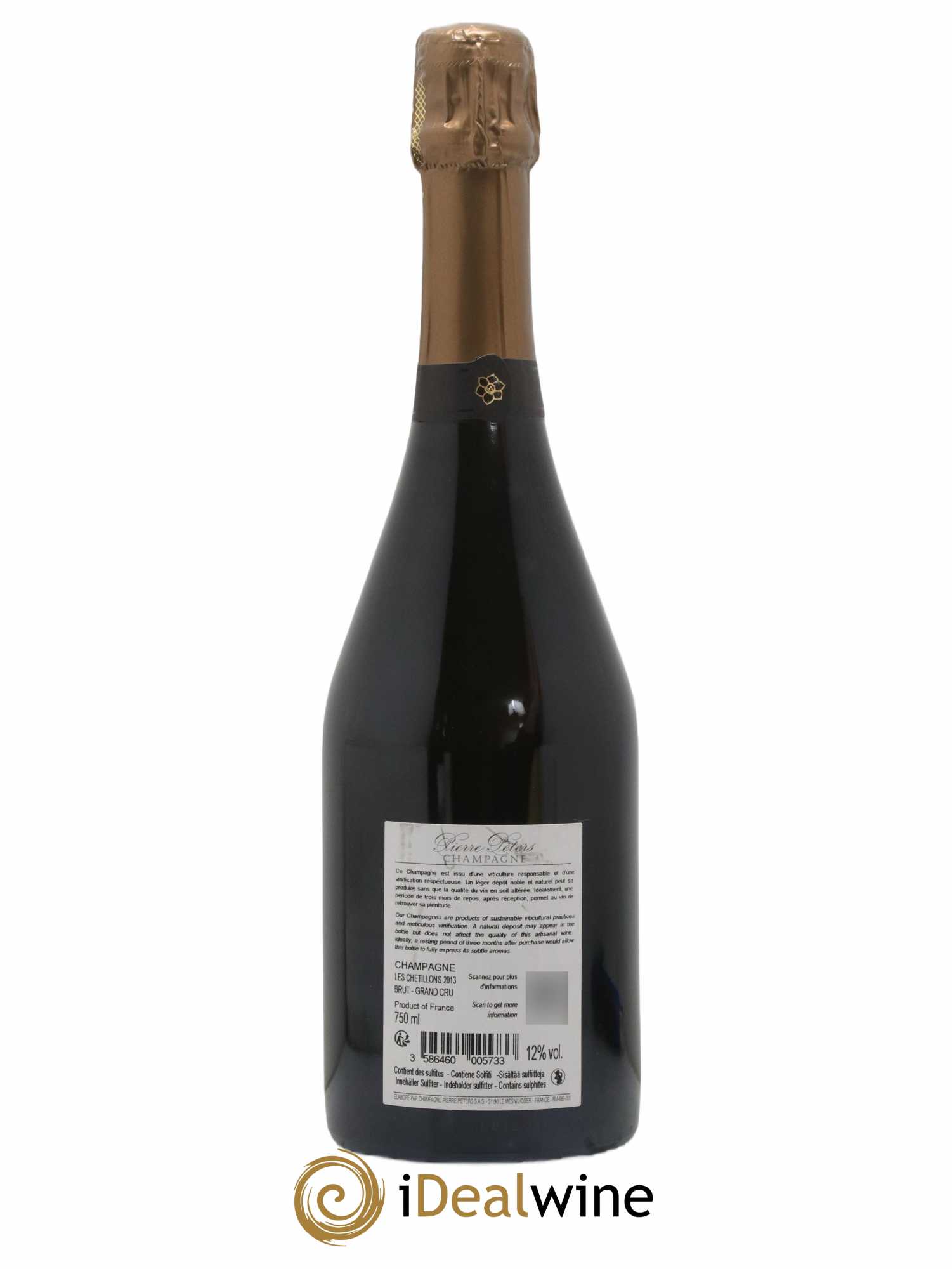 Cuvée Spéciale les Chétillons Blanc de Blancs Brut Pierre Péters 2013 - Lot de 1 bouteille - 1