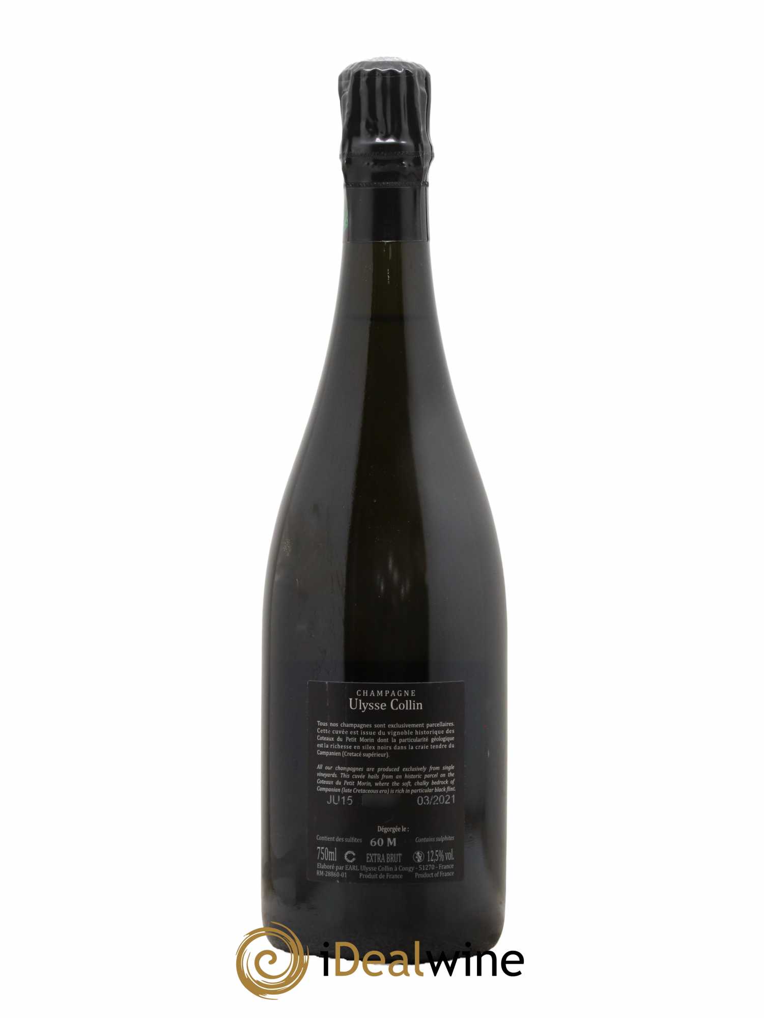 Champagne Extra Brut Le Jardin d'Ulysse Ulysse Collin - Posten von 1 Flasche - 1