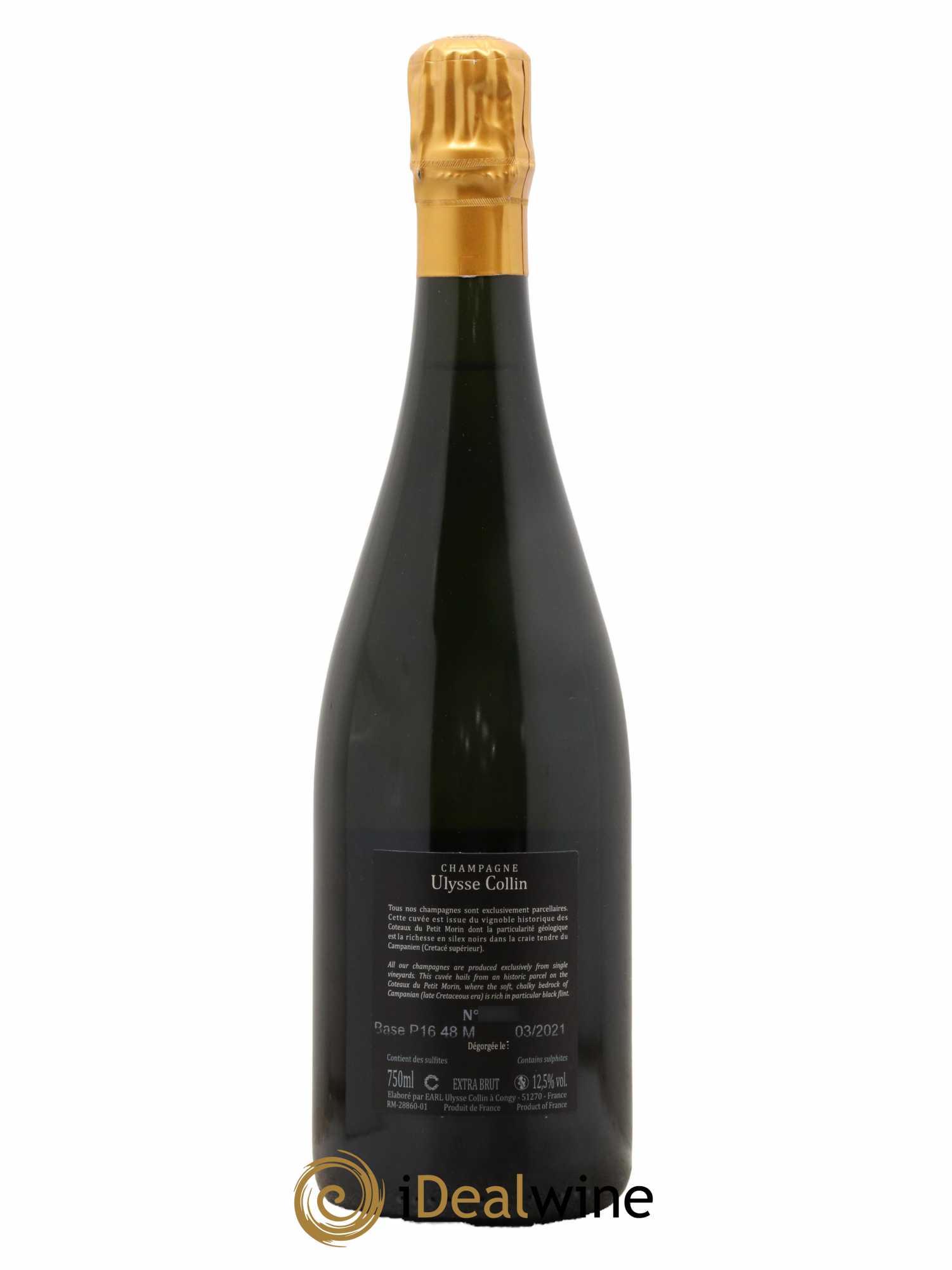 Les Pierrières Blancs de Blancs Extra-Brut Ulysse Collin - Lot de 1 bouteille - 1