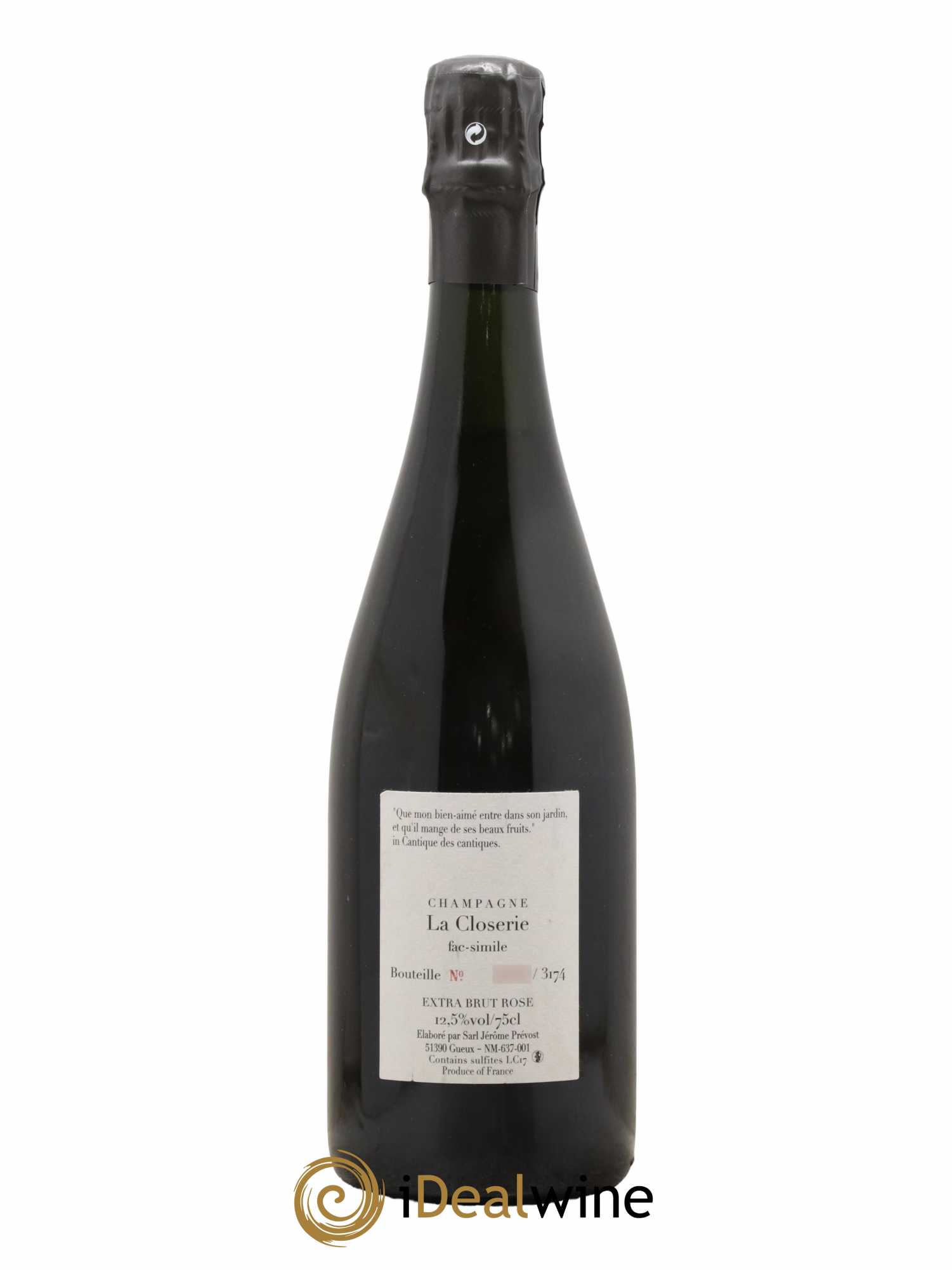 Fac-Simile Jérôme Prévost - Posten von 1 Flasche - 1