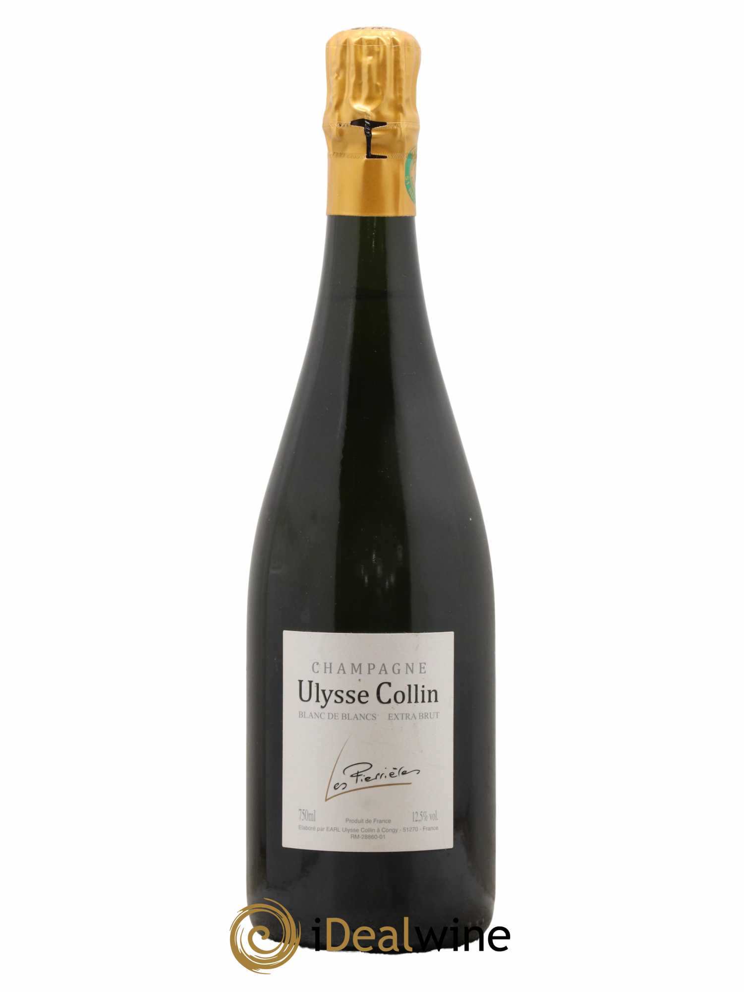 Les Pierrières Blancs de Blancs Extra-Brut Ulysse Collin - Lot de 1 bouteille - 0