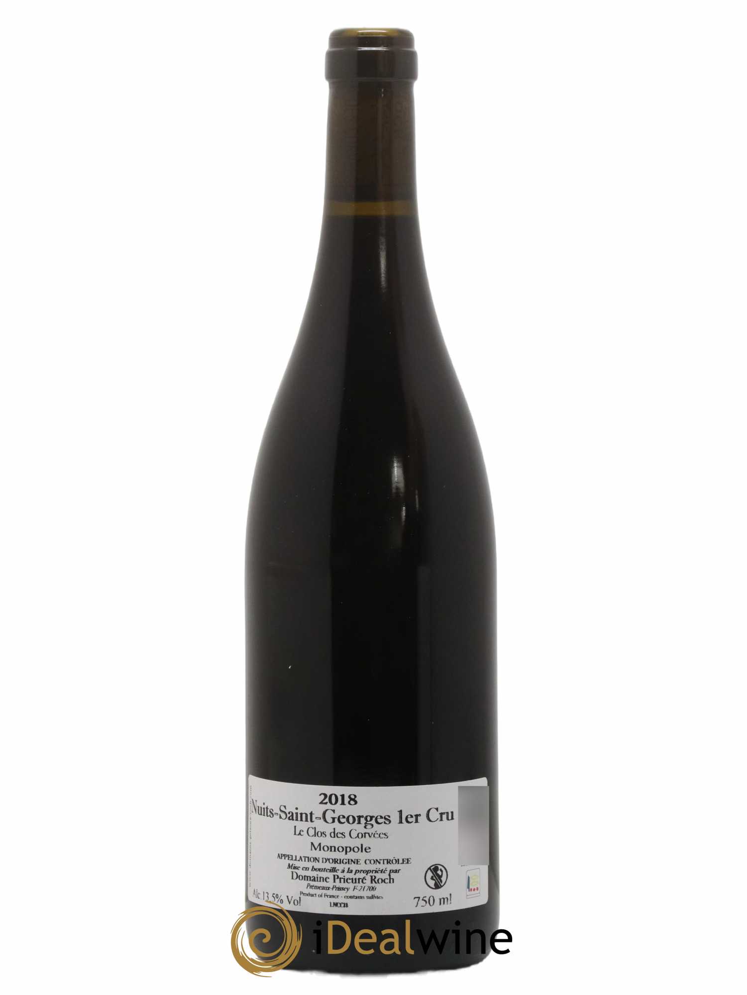 Nuits-Saint-Georges 1er Cru Le Clos des Corvées Prieuré Roch 2018 - Lot de 1 bouteille - 1