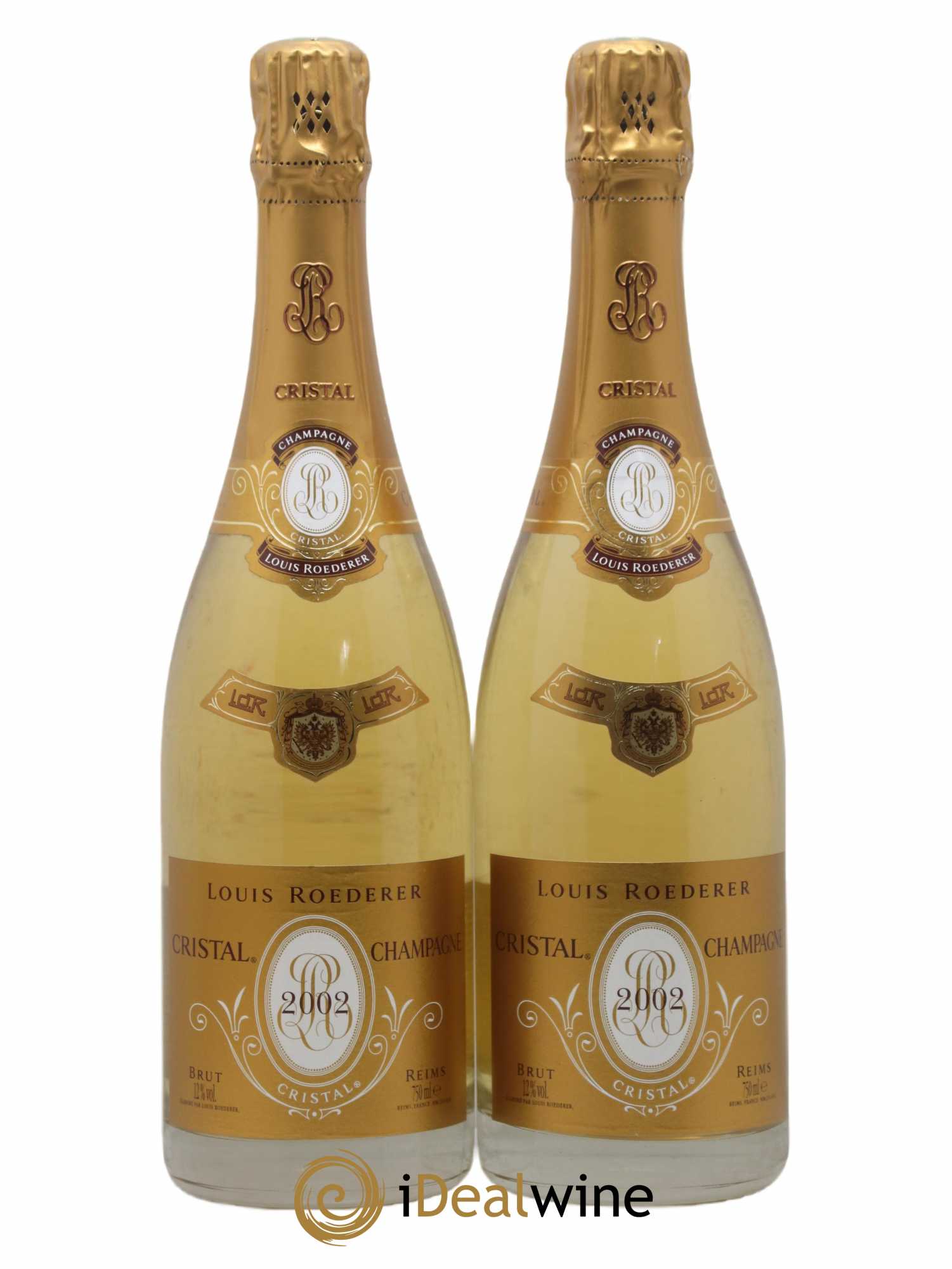 Cristal Louis Roederer 2002 - Lot de 2 bouteilles - 0