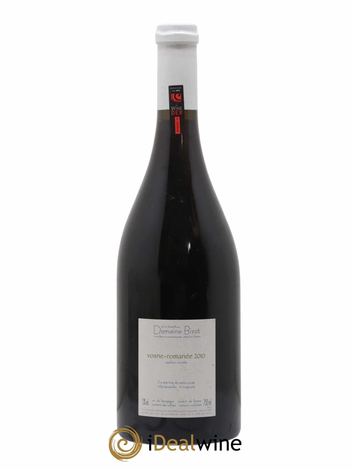 Vosne-Romanée Bizot (Domaine) 2010 - Lot de 1 bouteille - 1