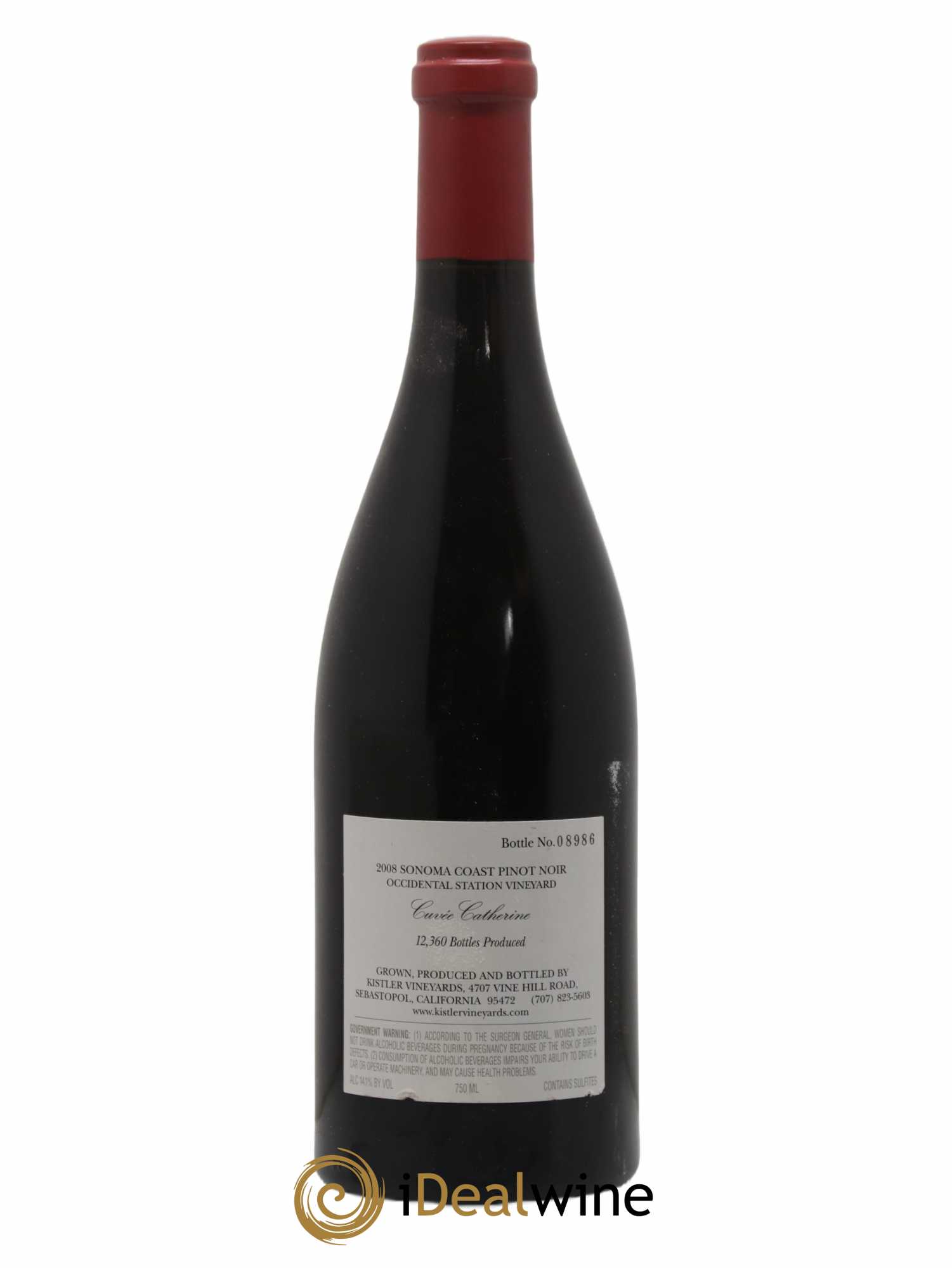 Sonoma Occidental Running Fence Vineyard Cuvée Catherine 2008 - Lot de 1 bouteille - 1