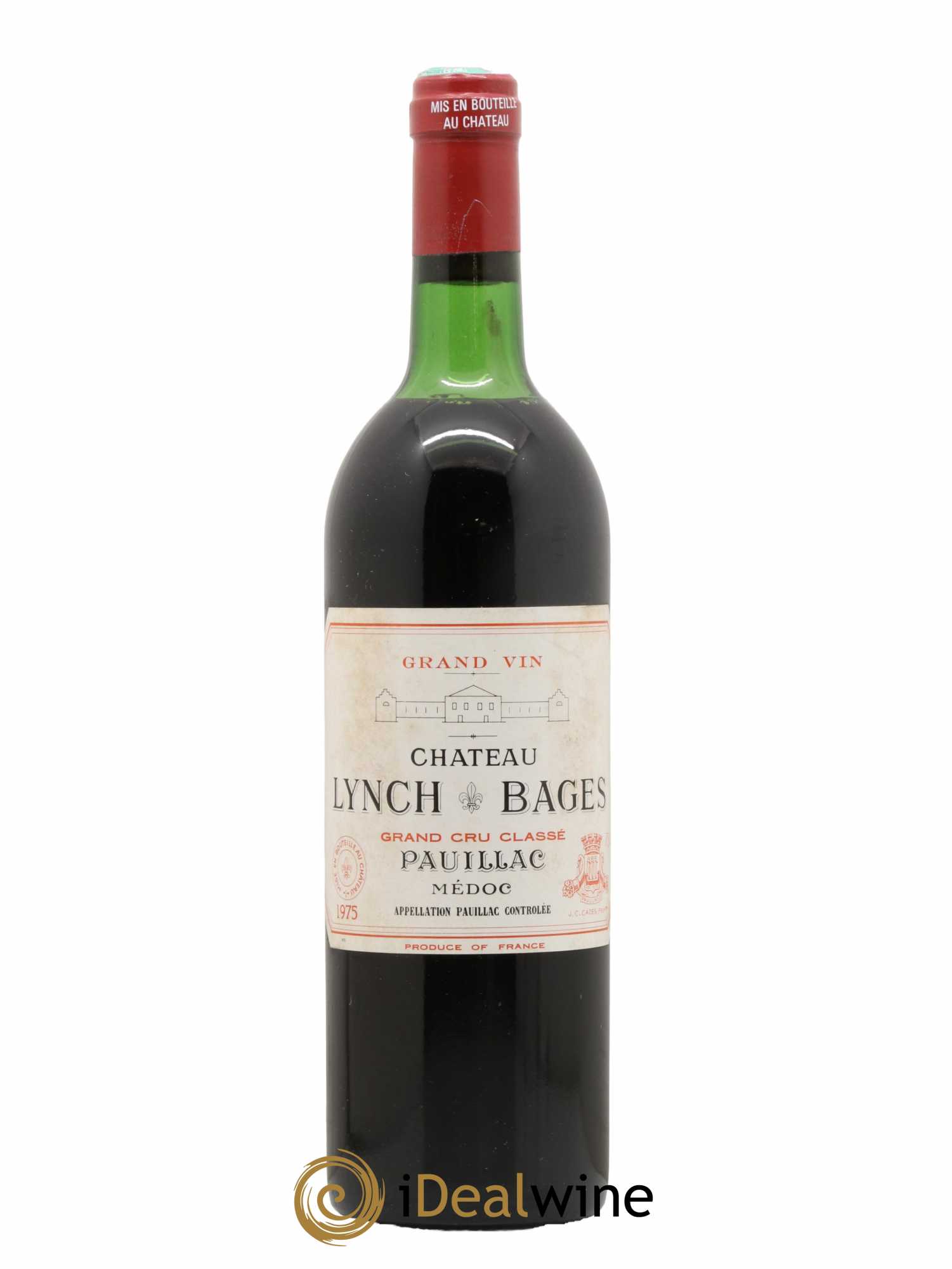 Château Lynch Bages 5ème Grand Cru Classé 1975 - Lot de 1 bouteille - 0