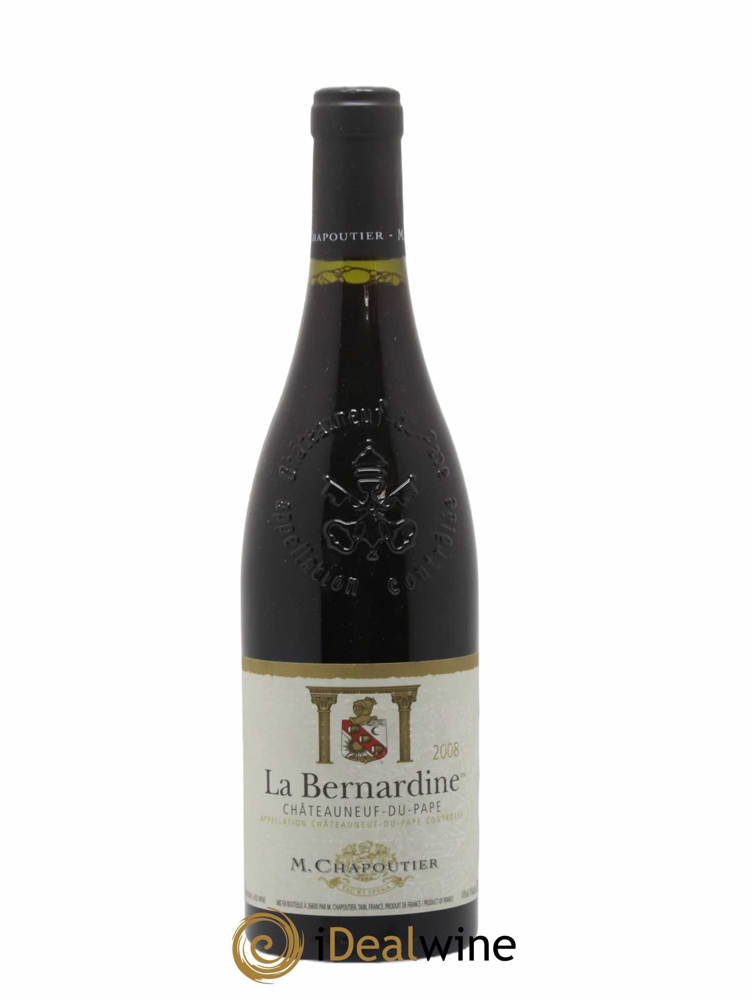 Châteauneuf-du-Pape La Bernardine Chapoutier 2008 - Lot de 1 bouteille - 0