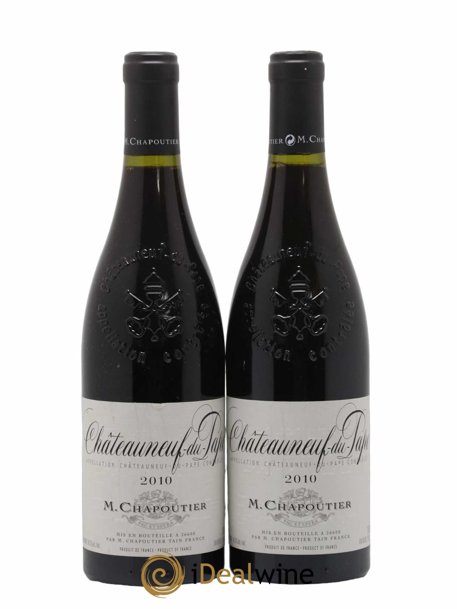 Châteauneuf-du-Pape Chapoutier 2010 - Lot de 2 bouteilles - 0