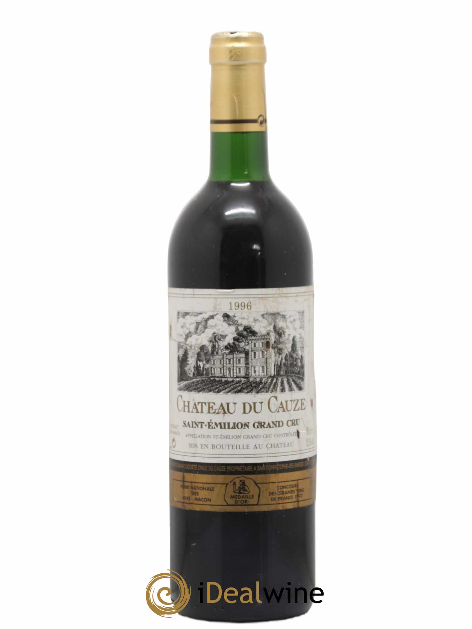 Saint-Émilion Grand Cru Château du Cauze 1996 - Lot de 1 bouteille - 0