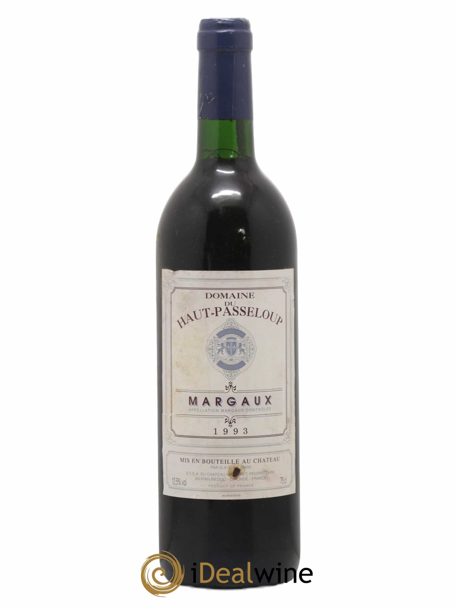 Bordeaux Margaux Domaine Du Haut Passeloup 1993 - Lot de 1 bouteille - 0