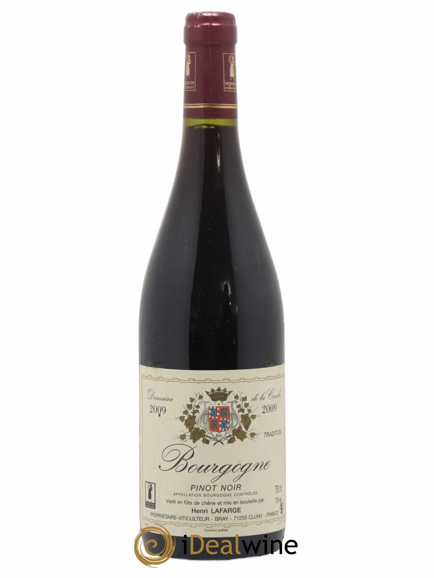 Bourgogne Pinot Noir Henri Lafarge 2009 - Posten von 1 Flasche - 0
