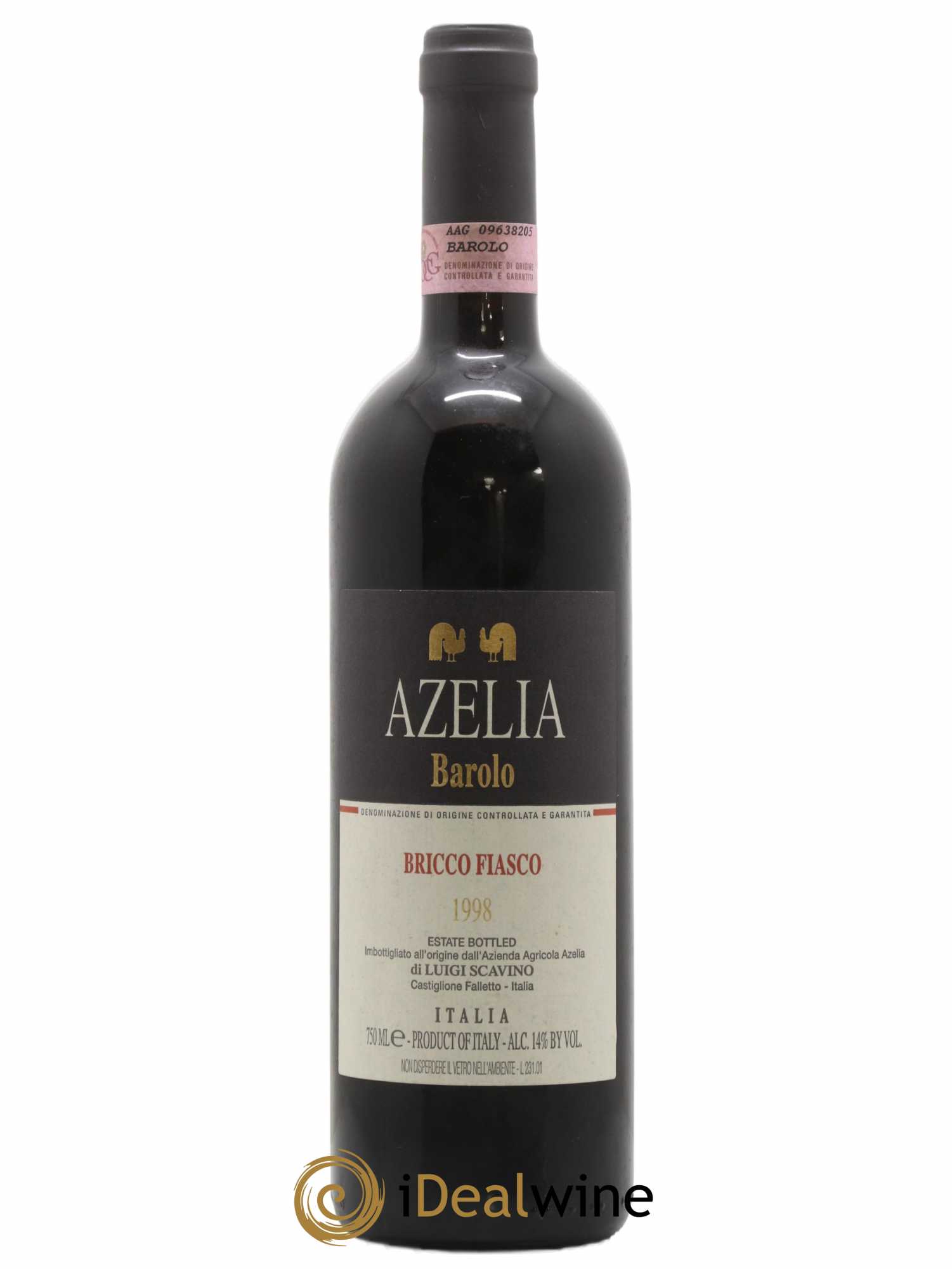 Barolo Azelia Bricco Fiasco Luigi Scavino 1998 - Posten von 1 Flasche - 0