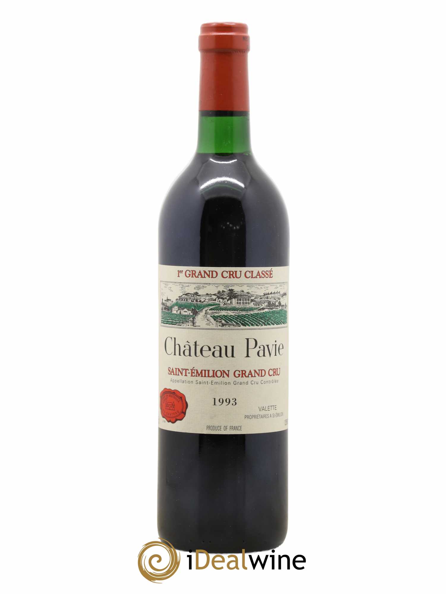 Château Pavie 1er Grand Cru Classé A 1993 - Lot de 1 bouteille - 0