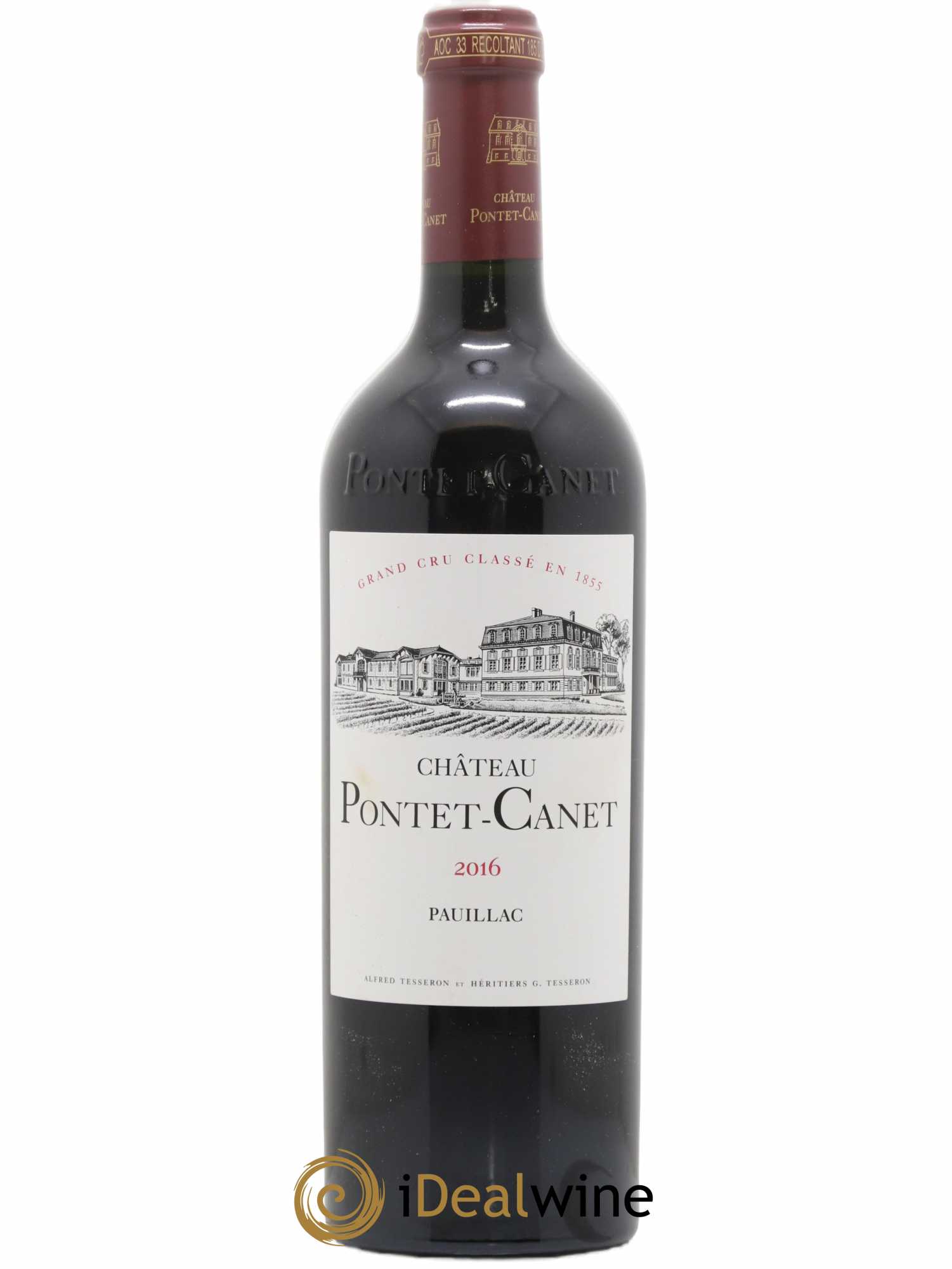 Château Pontet Canet 5ème Grand Cru Classé 2016 - Lot de 1 bouteille - 0
