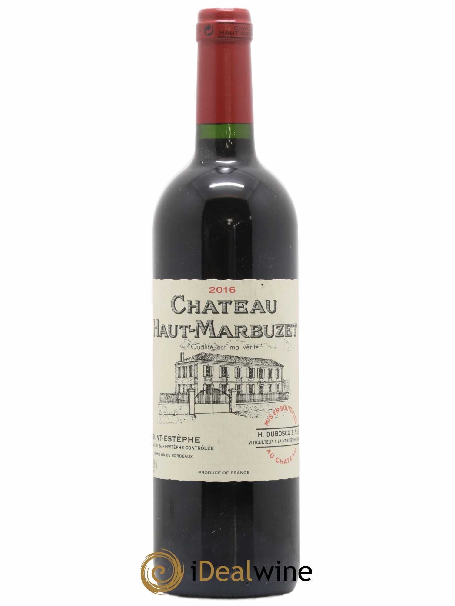 Château Haut Marbuzet 2016 - Lot de 1 bouteille - 0