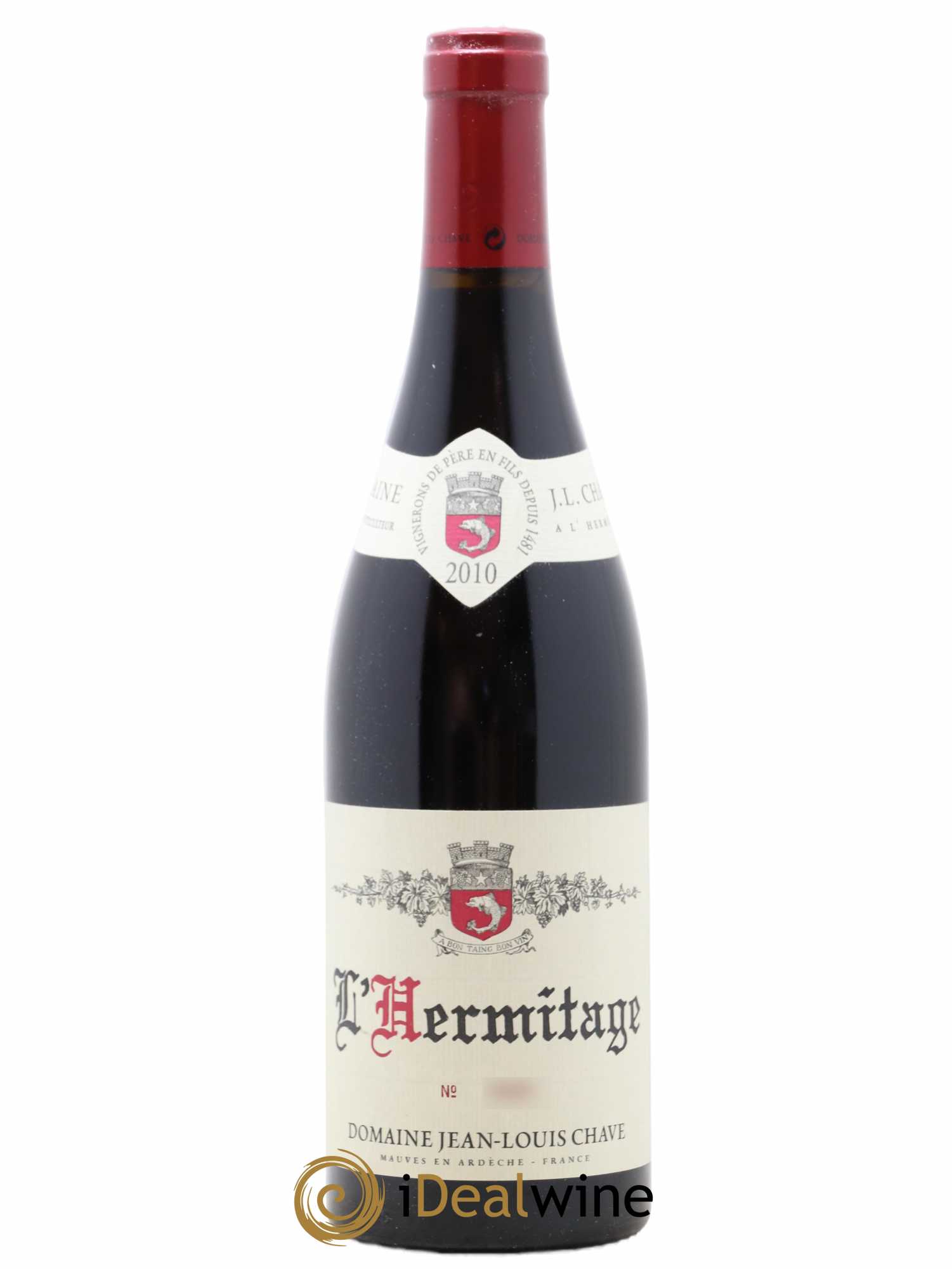 Hermitage Jean-Louis Chave 2010 - Lot de 1 bouteille - 0