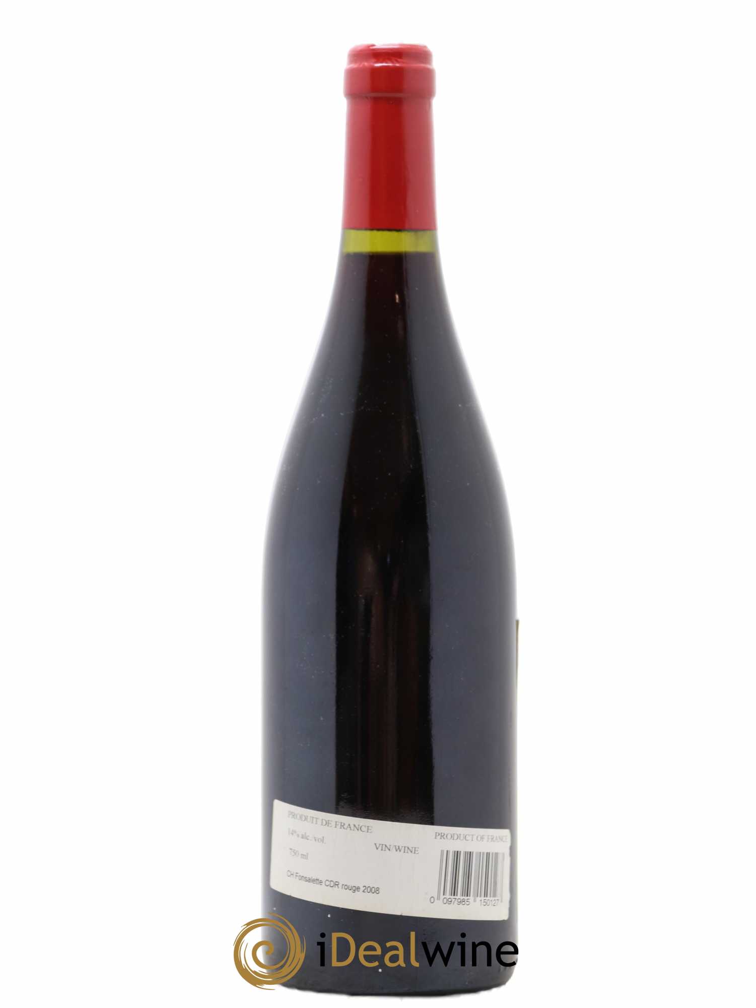 Côtes-du-Rhône Château de Fonsalette Emmanuel Reynaud 2008 - Lot of 1 bottle - 1