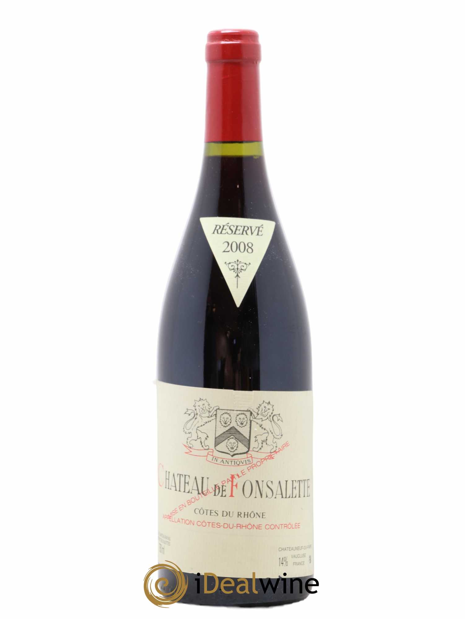 Côtes-du-Rhône Château de Fonsalette Emmanuel Reynaud 2008 - Lot of 1 bottle - 0