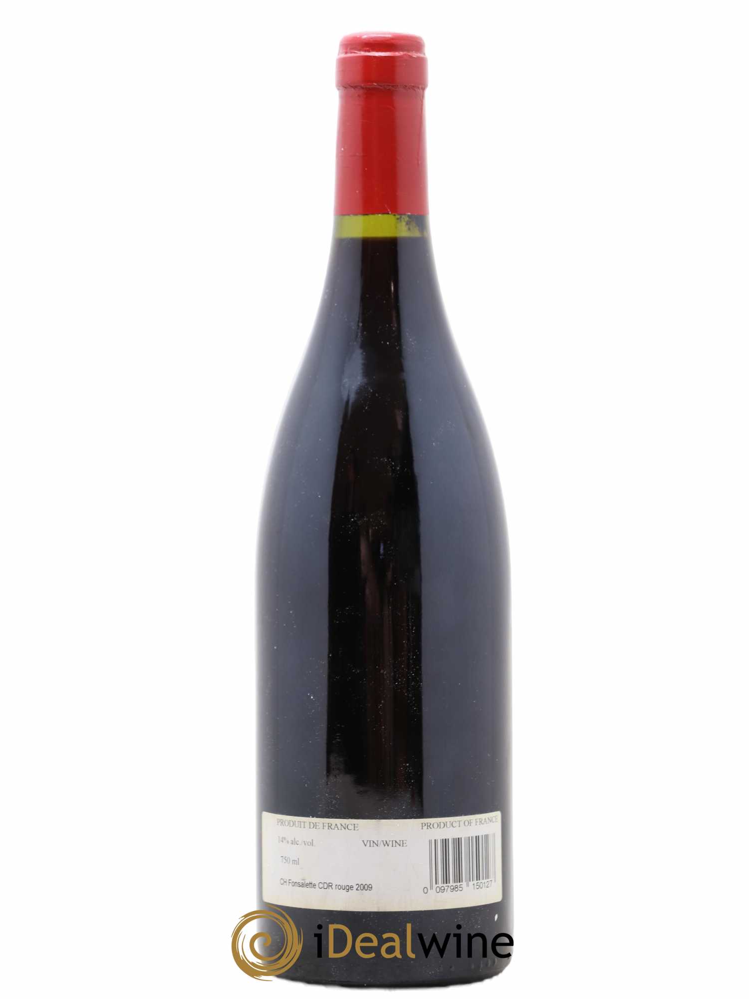Côtes-du-Rhône Château de Fonsalette Emmanuel Reynaud 2009 - Lot de 1 bouteille - 1