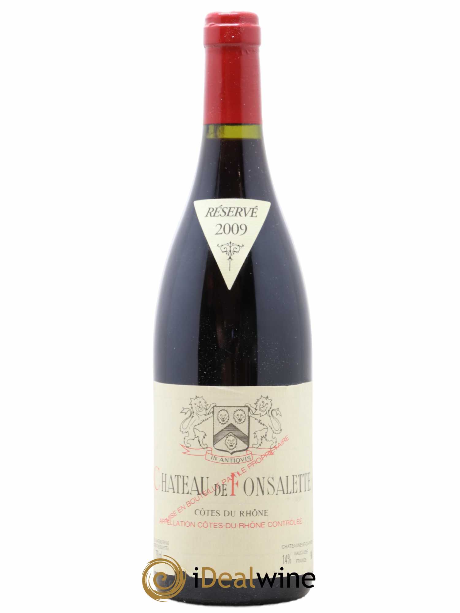 Côtes-du-Rhône Château de Fonsalette Emmanuel Reynaud 2009 - Lot de 1 bouteille - 0