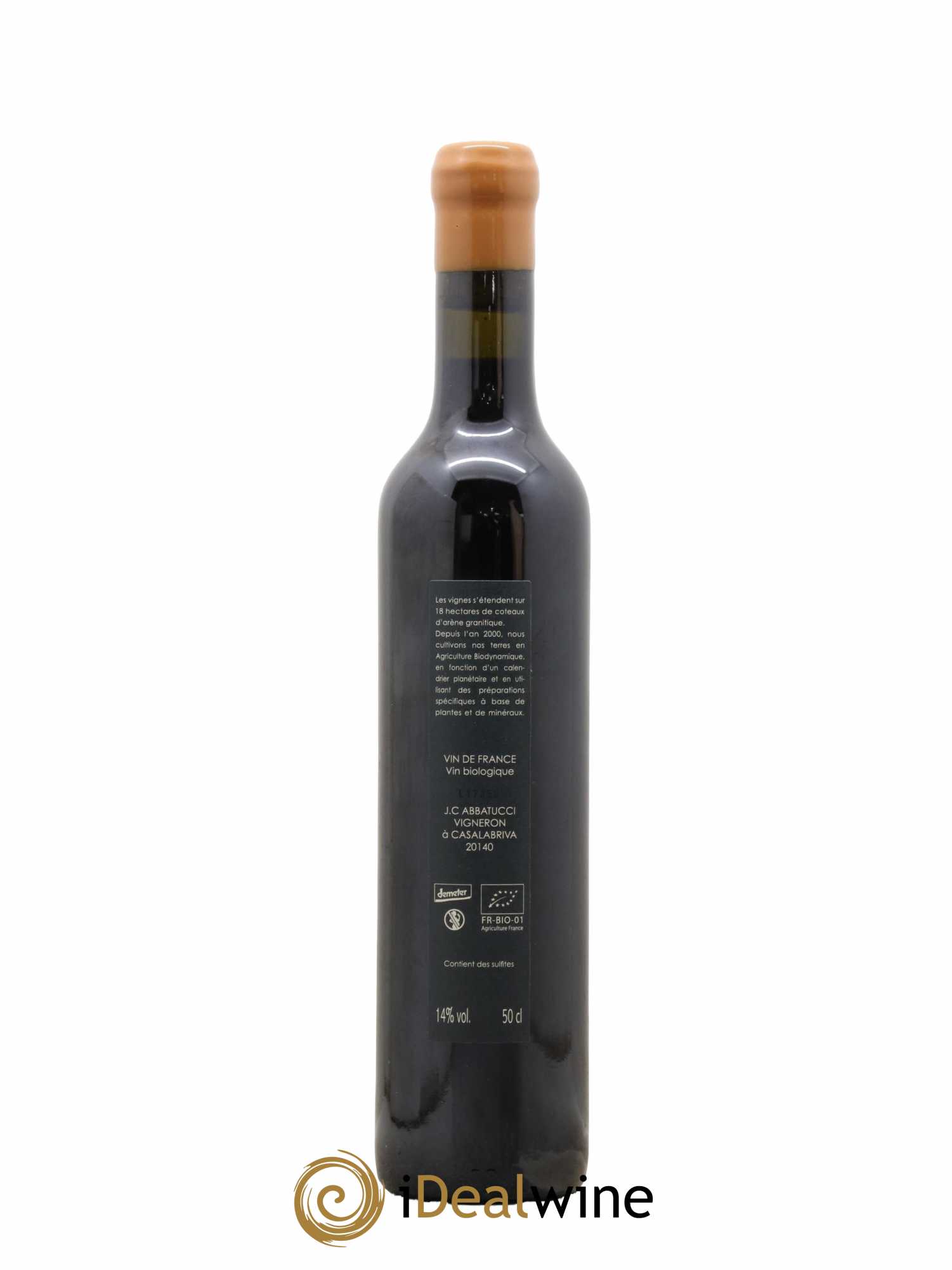 Vin de Corse Dolce Rosso Comte Abbatucci (Domaine) 50cl 2016 - Lot de 1 bouteille - 1