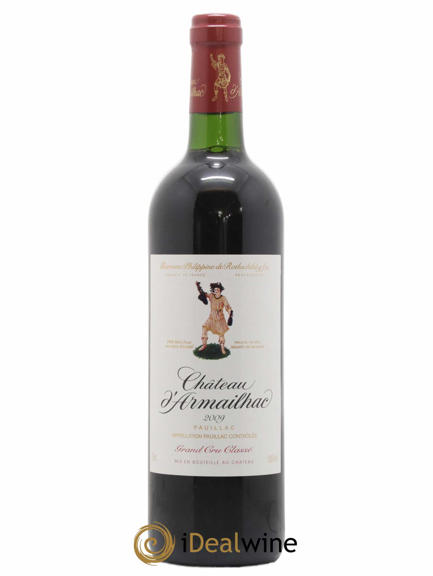 Château d' Armailhac - Mouton Baron(ne) Philippe 5ème Grand Cru Classé 2009 - Lot de 1 bouteille - 0