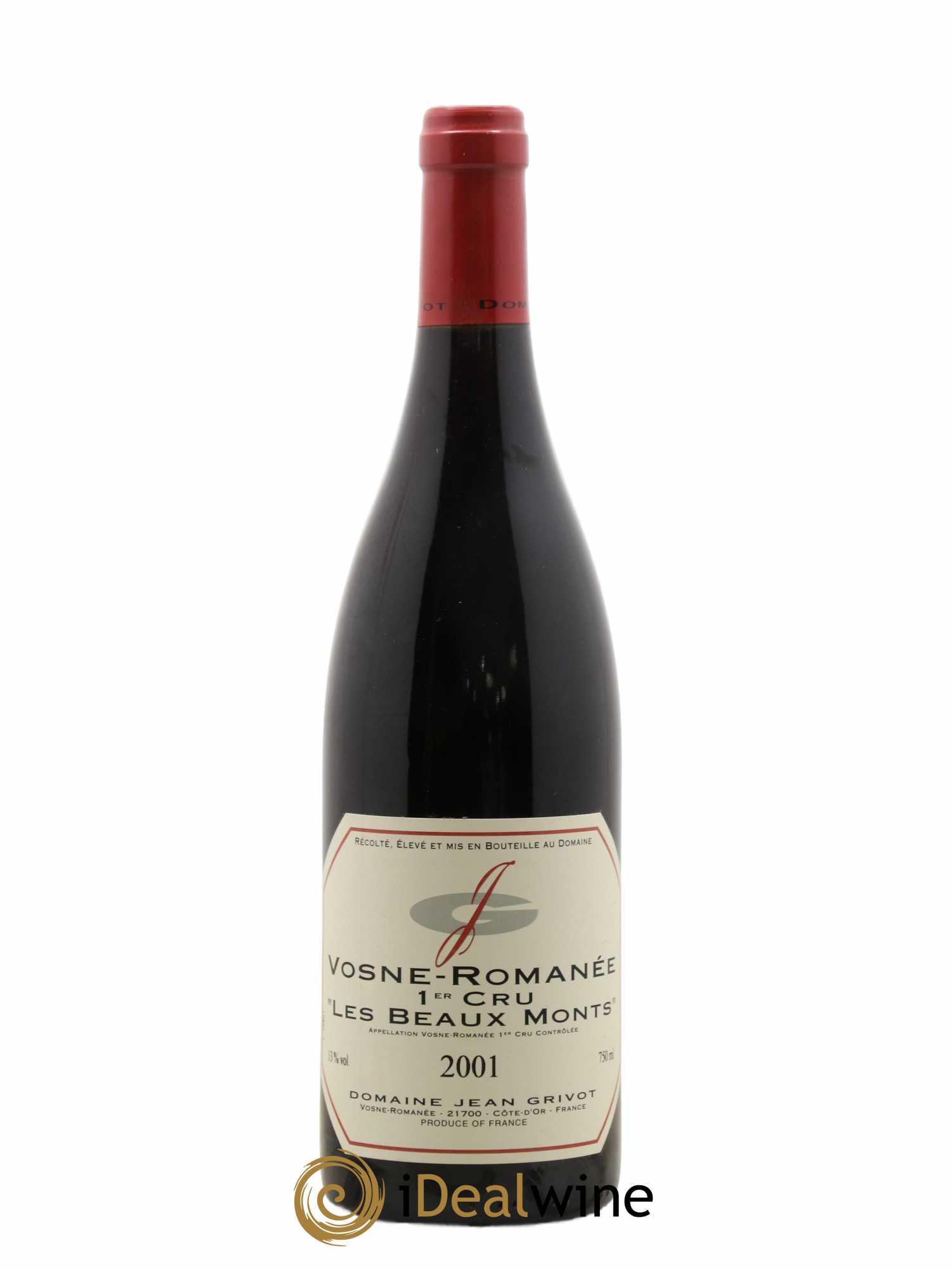 Vosne-Romanée 1er Cru Les Beaux-Monts Jean Grivot 2001 - Lot de 1 bouteille - 0